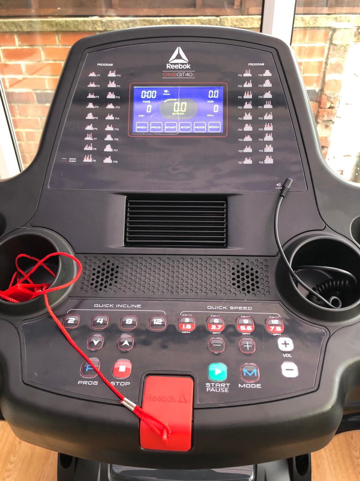 reebok one gt40s treadmill for sale