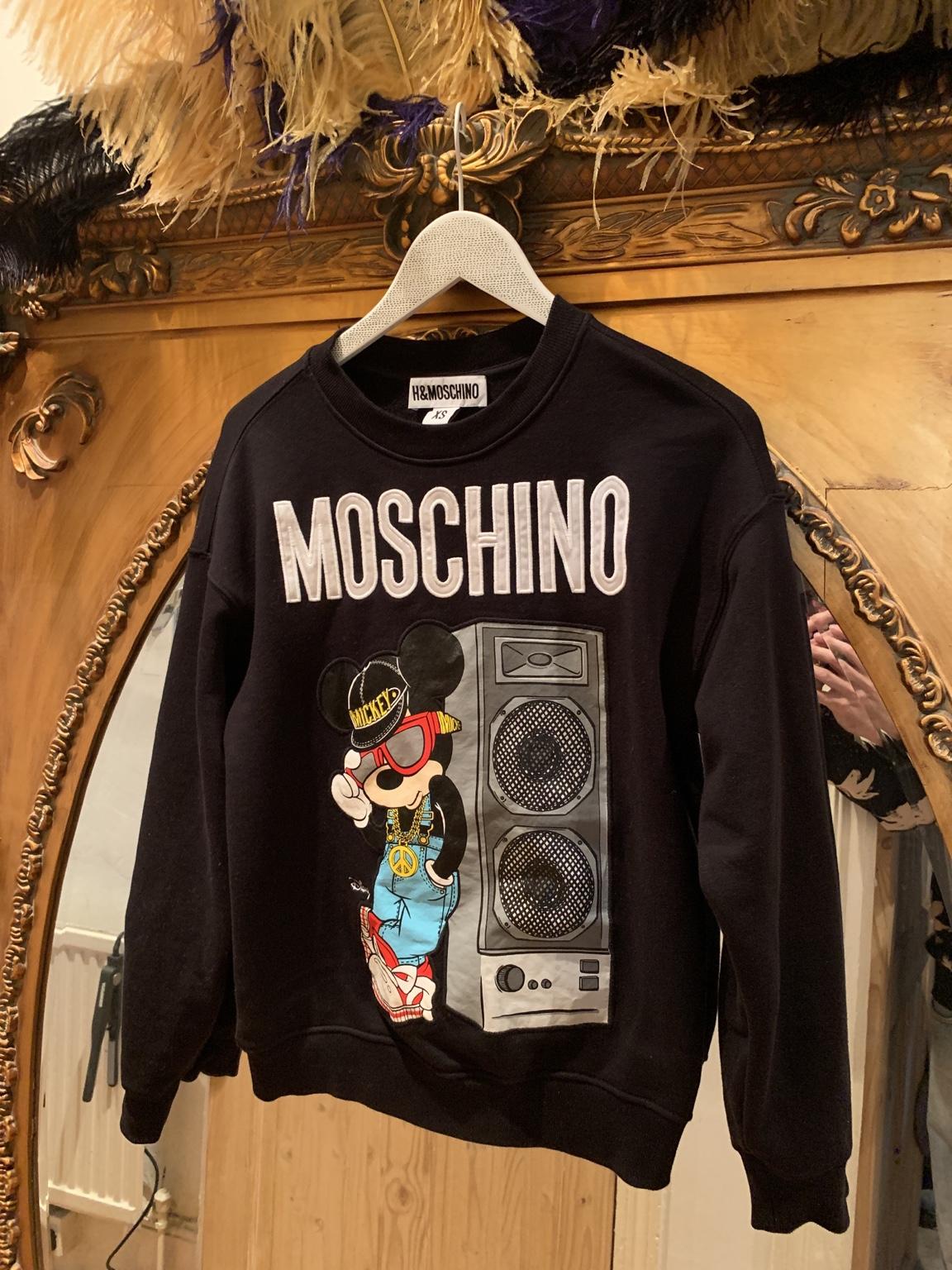 moschino pullover mickey mouse