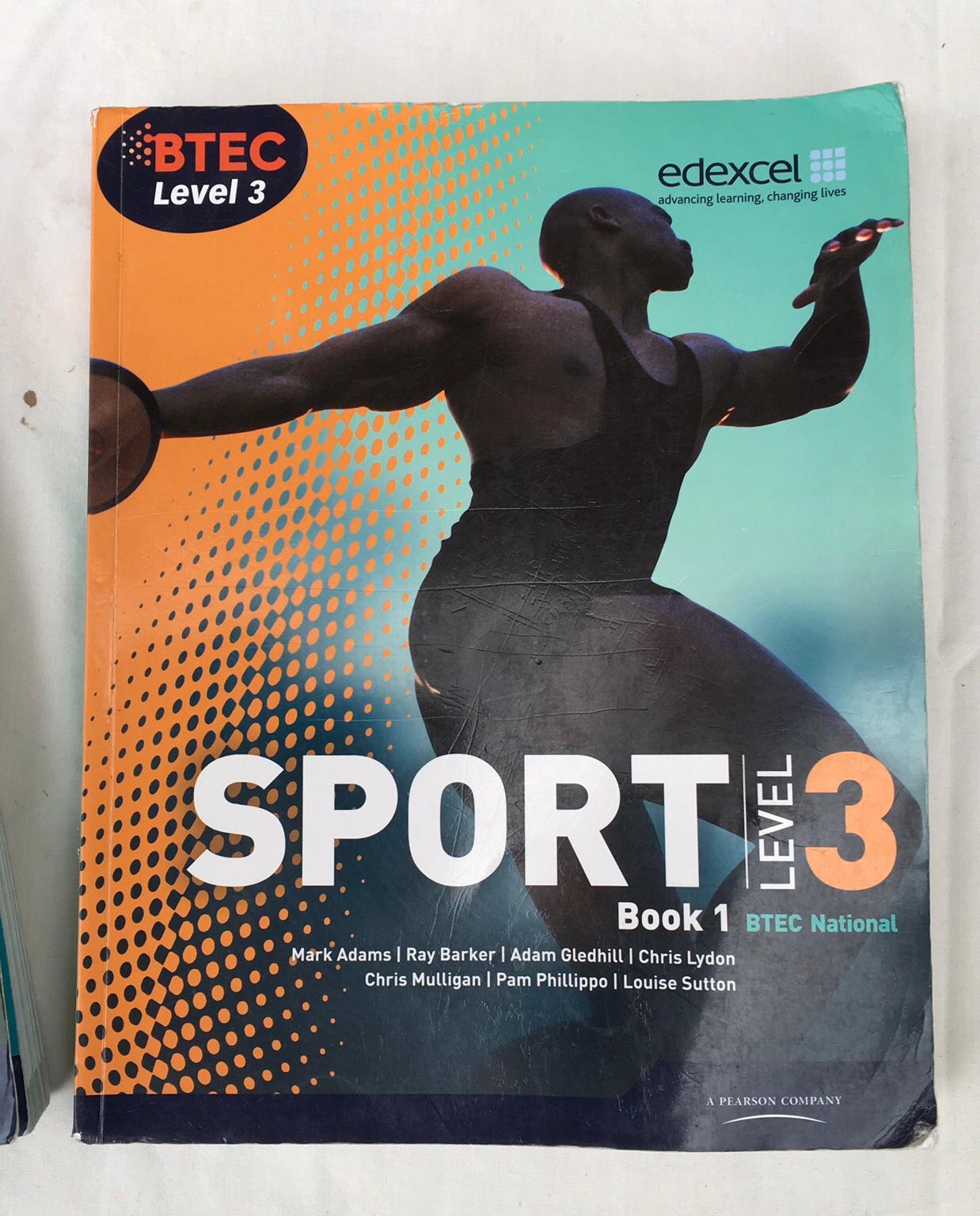 BTEC LEVEL 3 sports book 1&2 used in Fenland for £10.00 for sale | Shpock