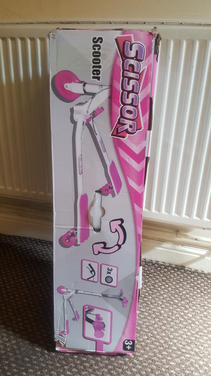 scissor scooter pink