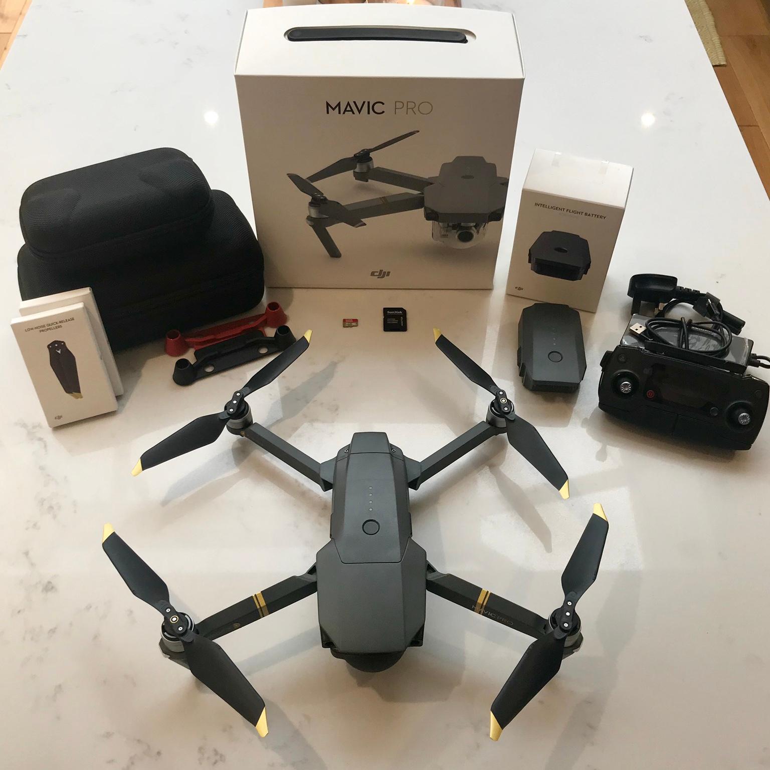 DJI Mavic Pro Drone with Extras 