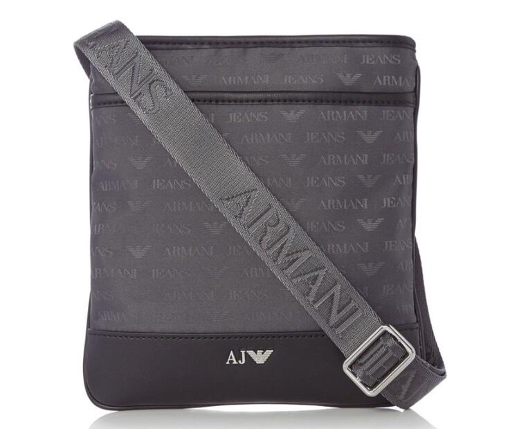 armani jeans small nylon pouch bag