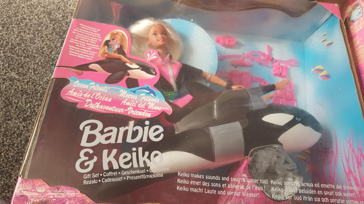 barbie and keiko the whale