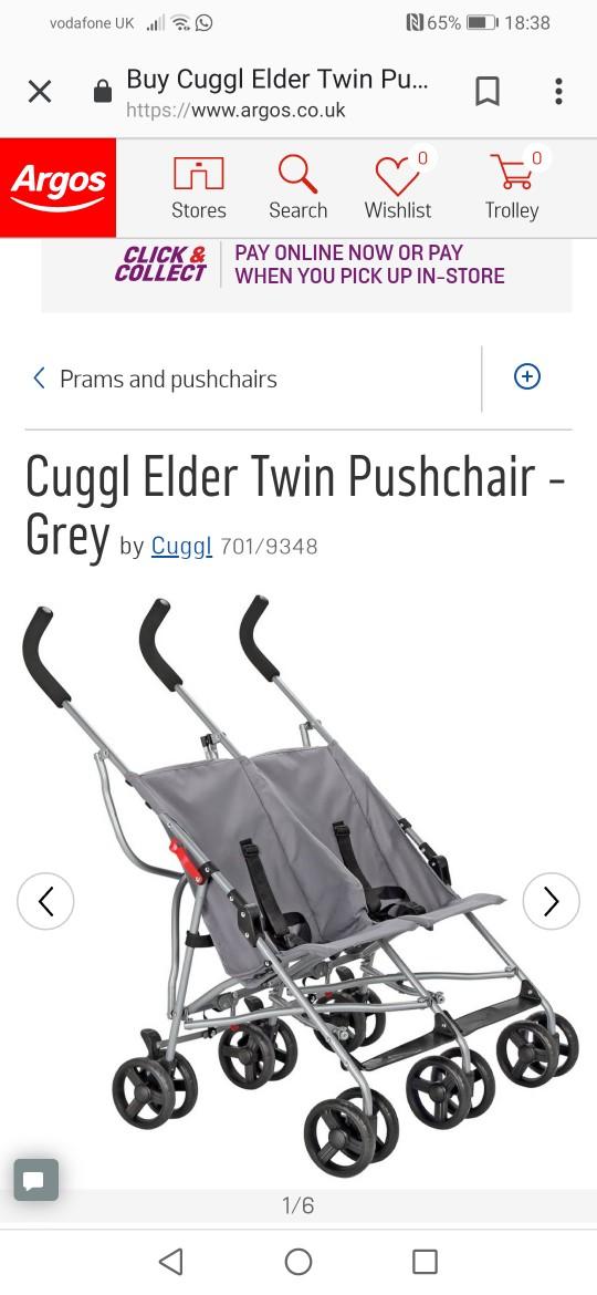 cuggl twin stroller