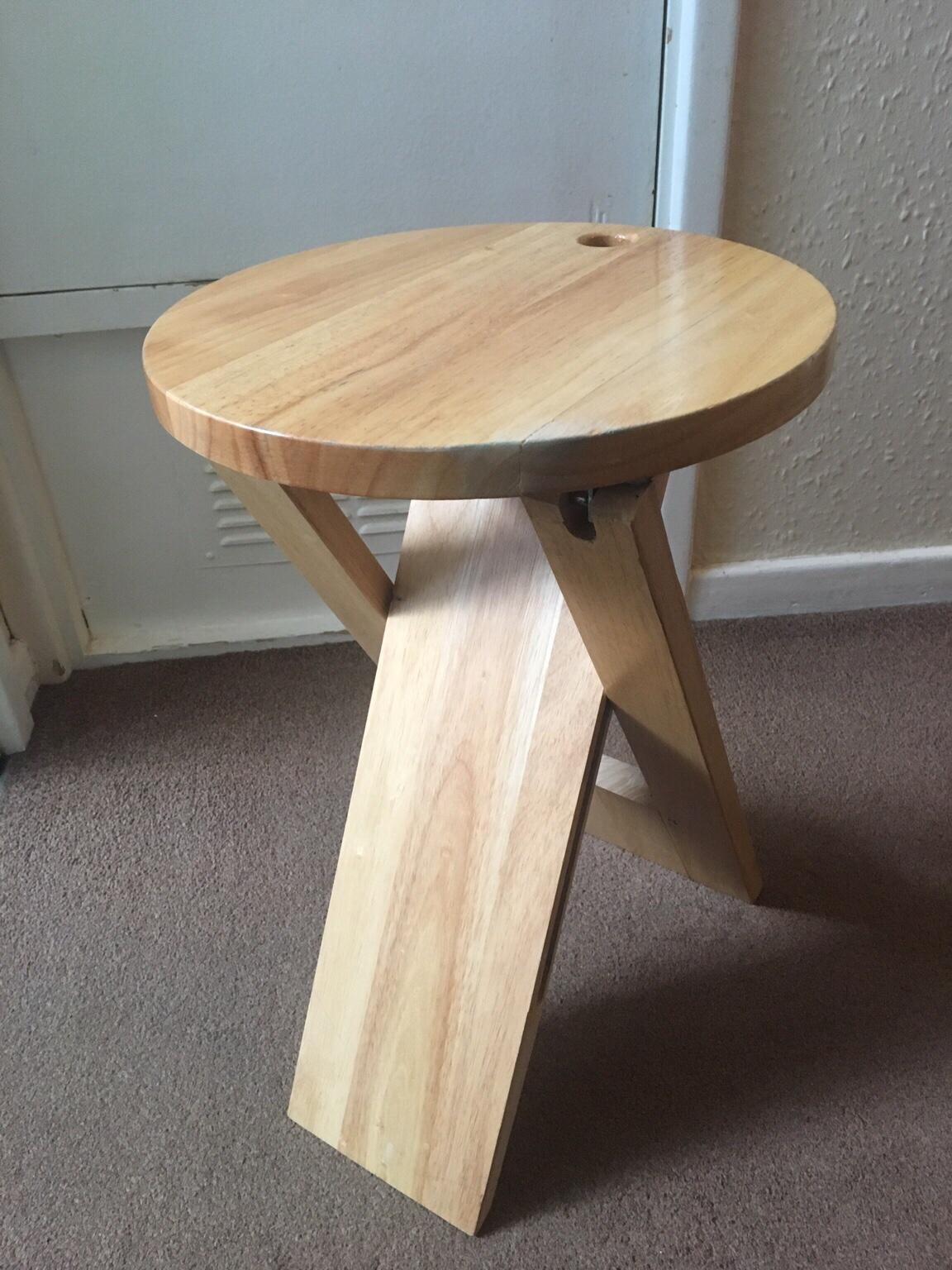 Wooden folding stool/table in LE5 Leicester for £22.00 for sale Shpock