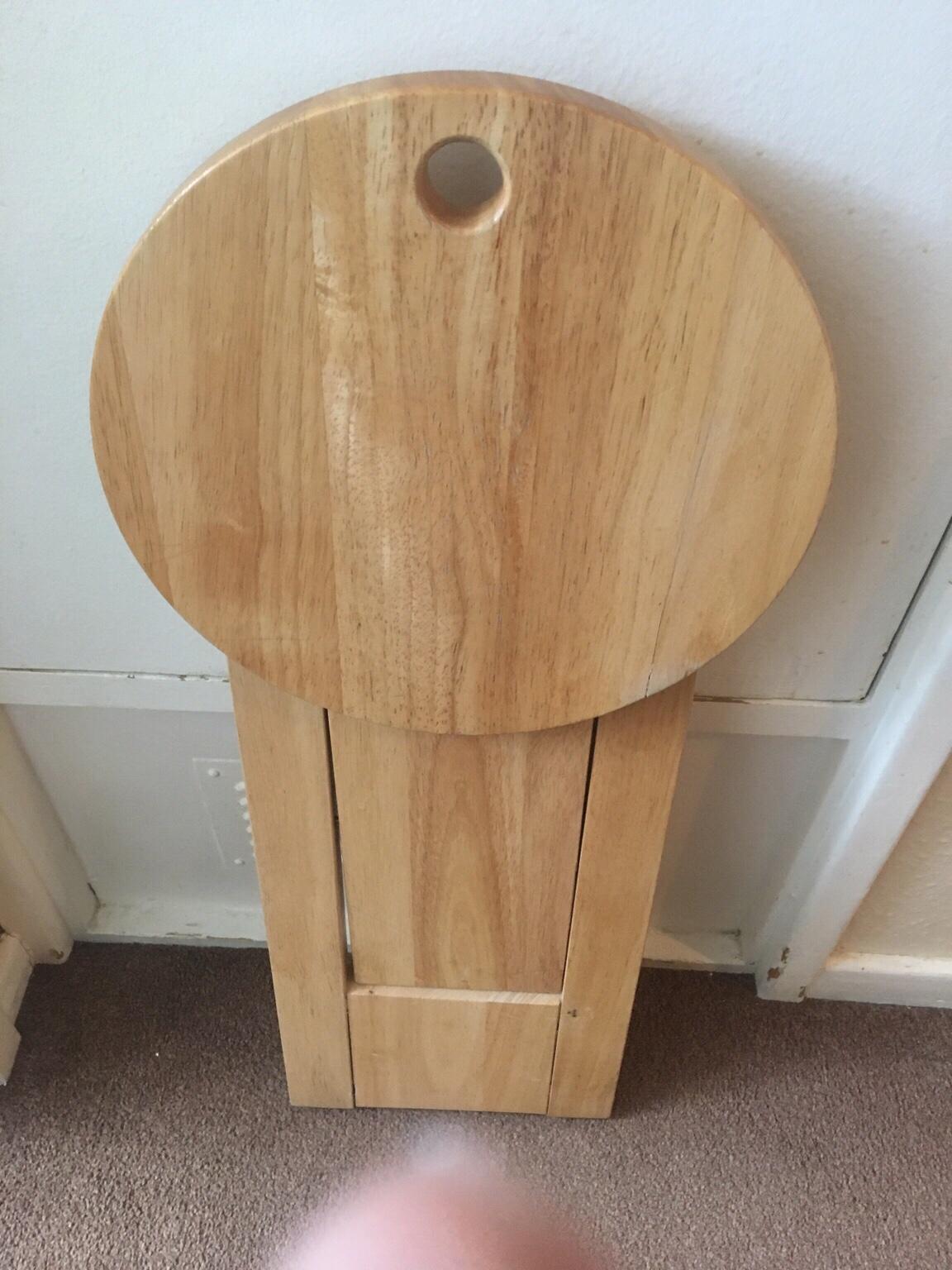 Wooden folding stool/table in LE5 Leicester for £22.00 for sale Shpock