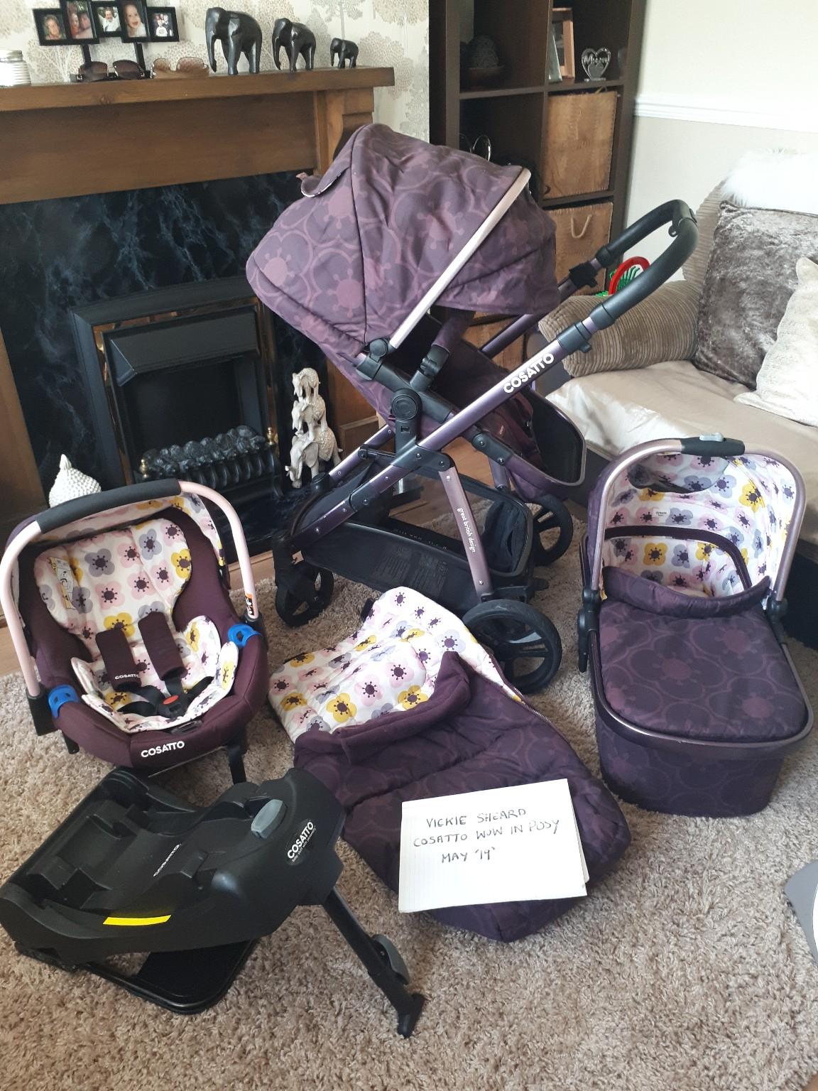 cosatto wow posy travel system