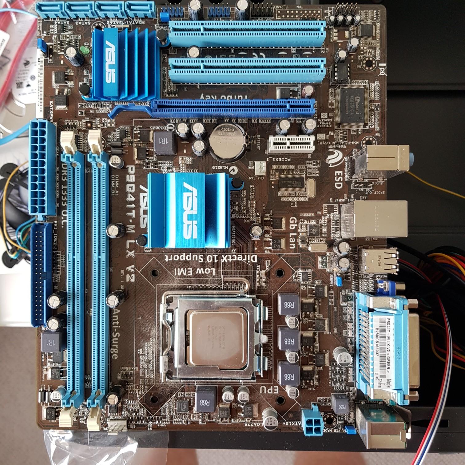 Asus Motherboard, 4gb ram, hard drive & cpu in SK7 Stockport for £35.00
