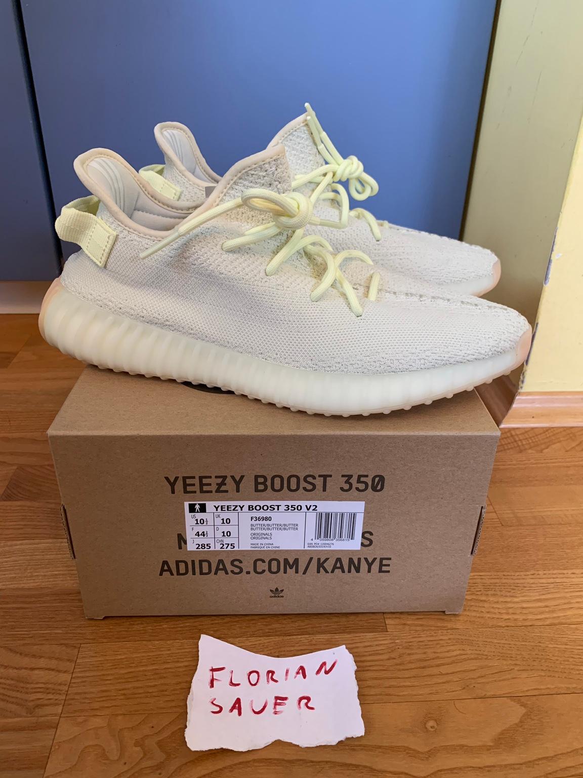 Adidas Yeezy Boost 350 Butter 10.5 in 