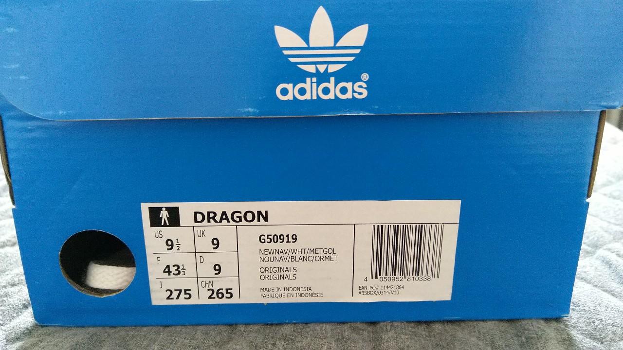 adidas dragon trainers size 9