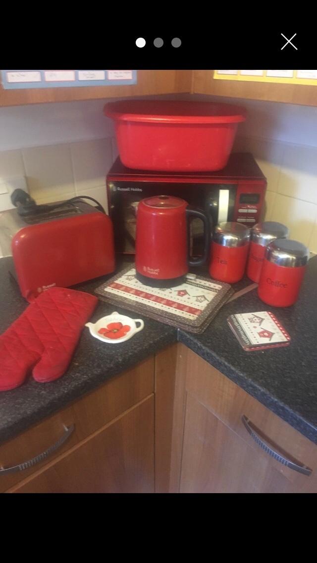  red items for kitchen