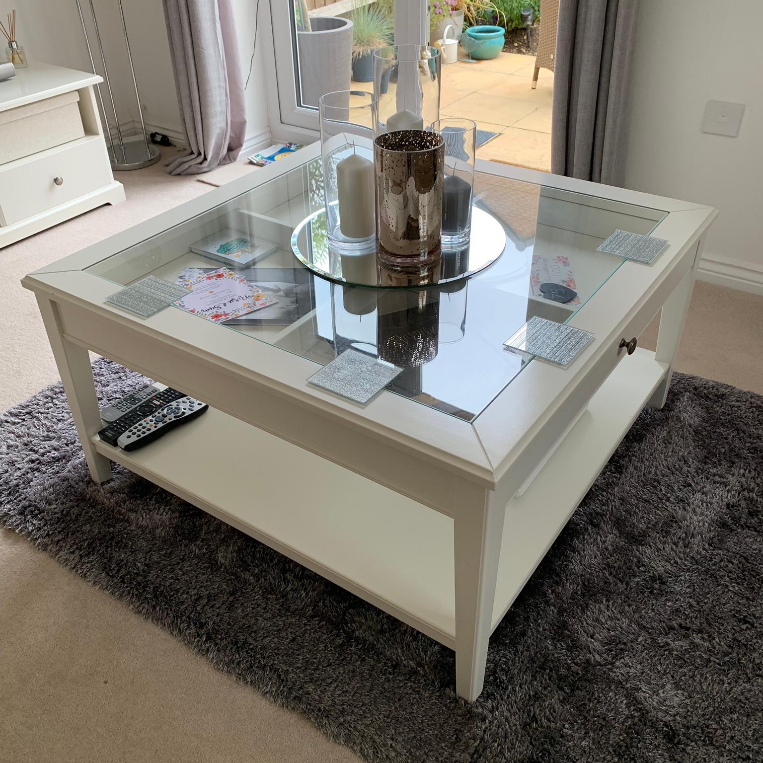 Ikea Liatorp Coffee Table - White / Glass in Madeley for £ ...