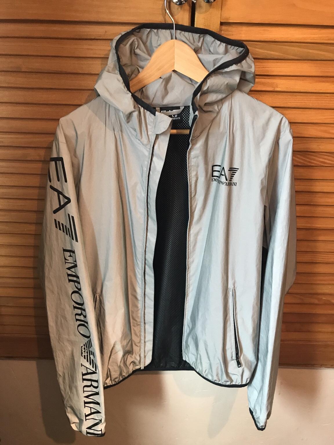Reflective Armani EA7 Windrunner Jacket 