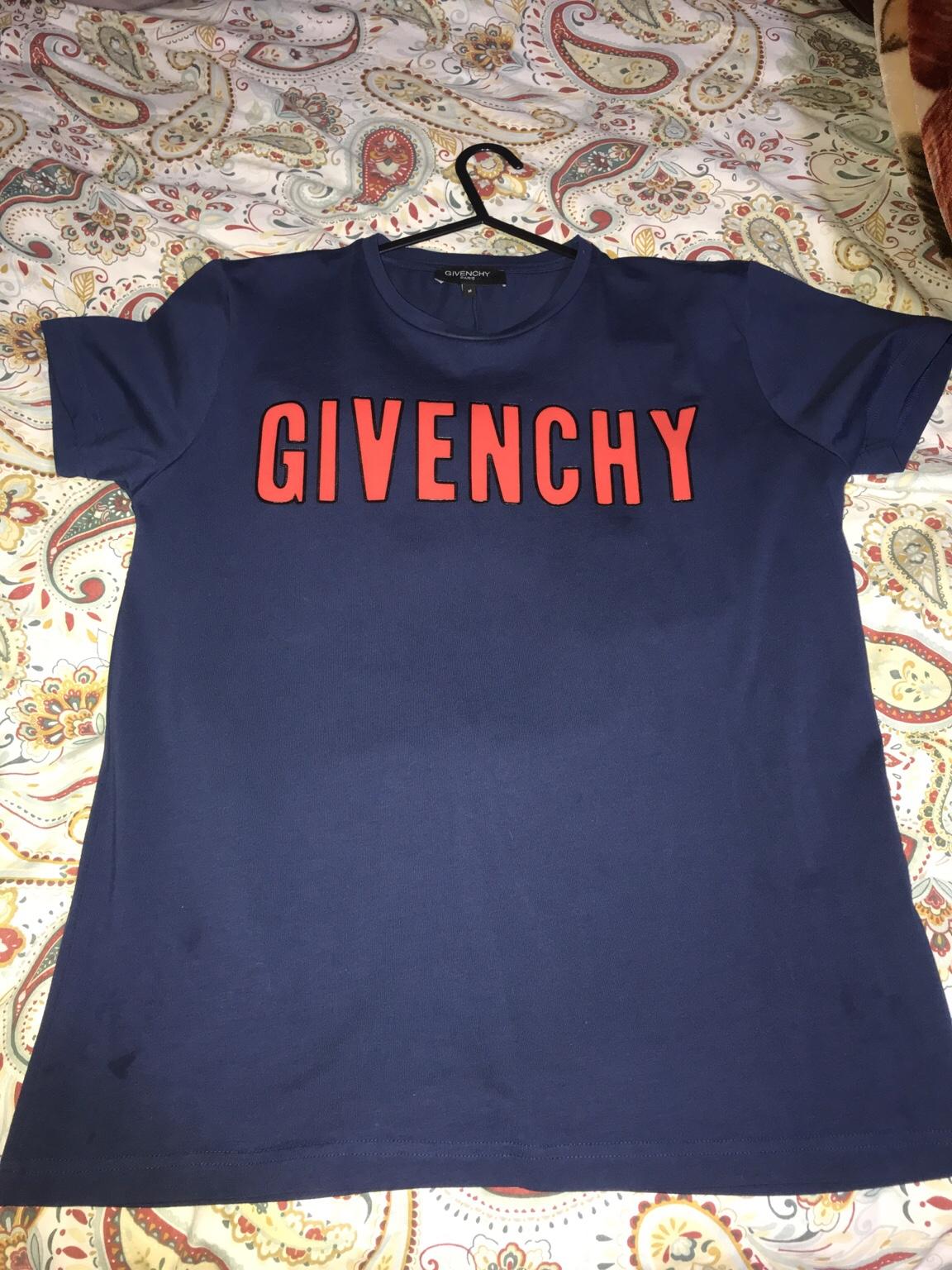 navy blue givenchy t shirt