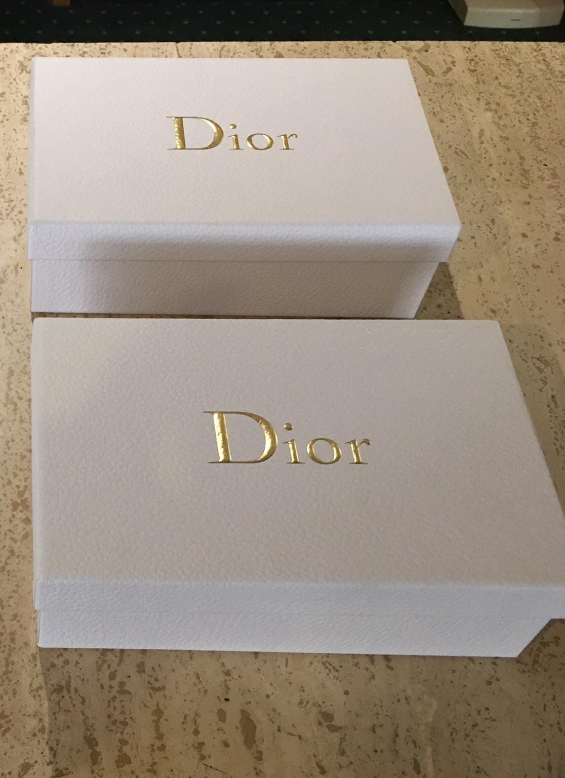 Dior TWO small boxes/ paper bag /Tissue in SW7 London for