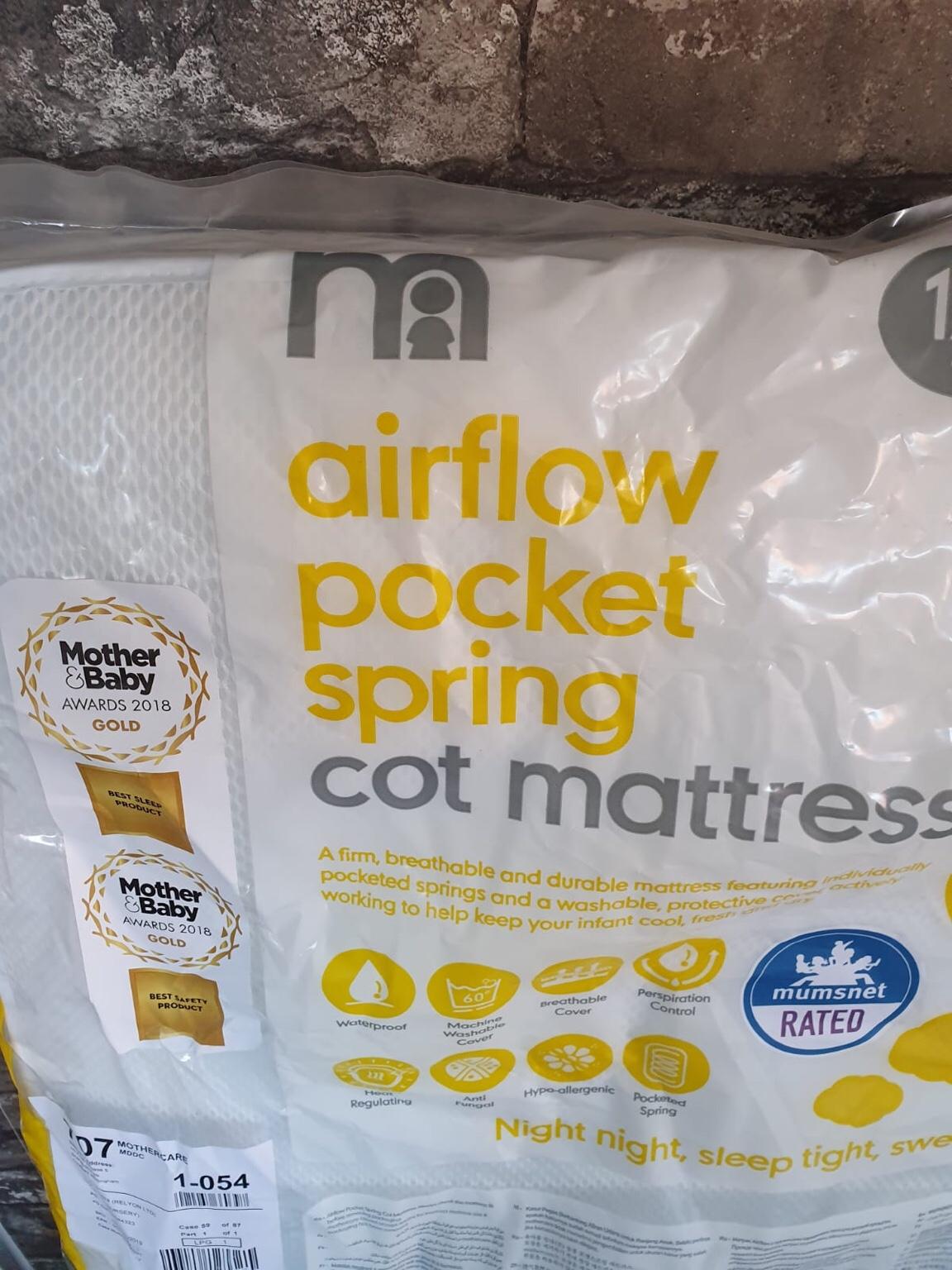 mothercare pocket spring mattress
