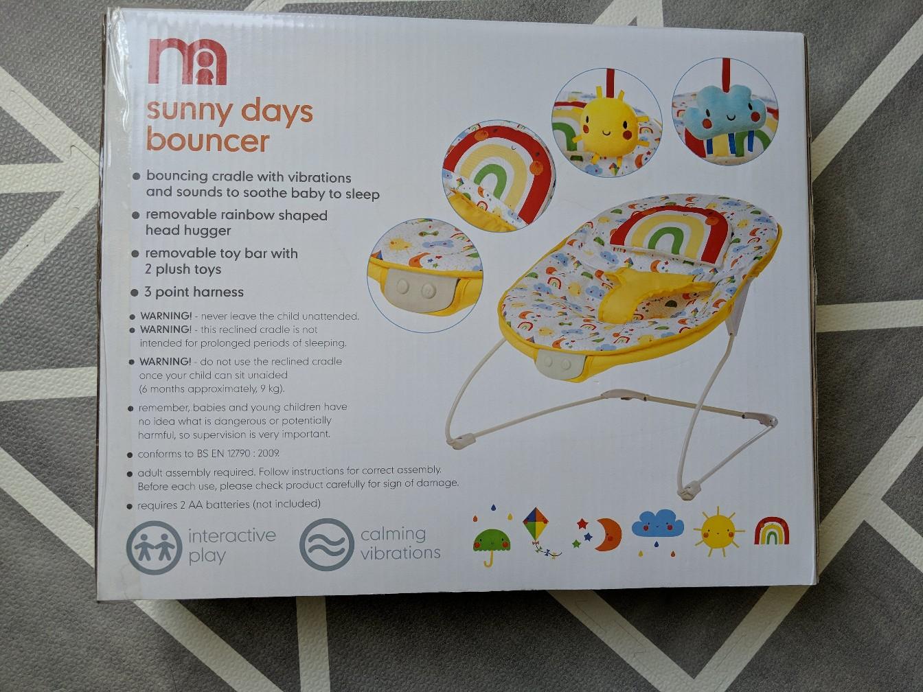 mothercare sunny days bouncer