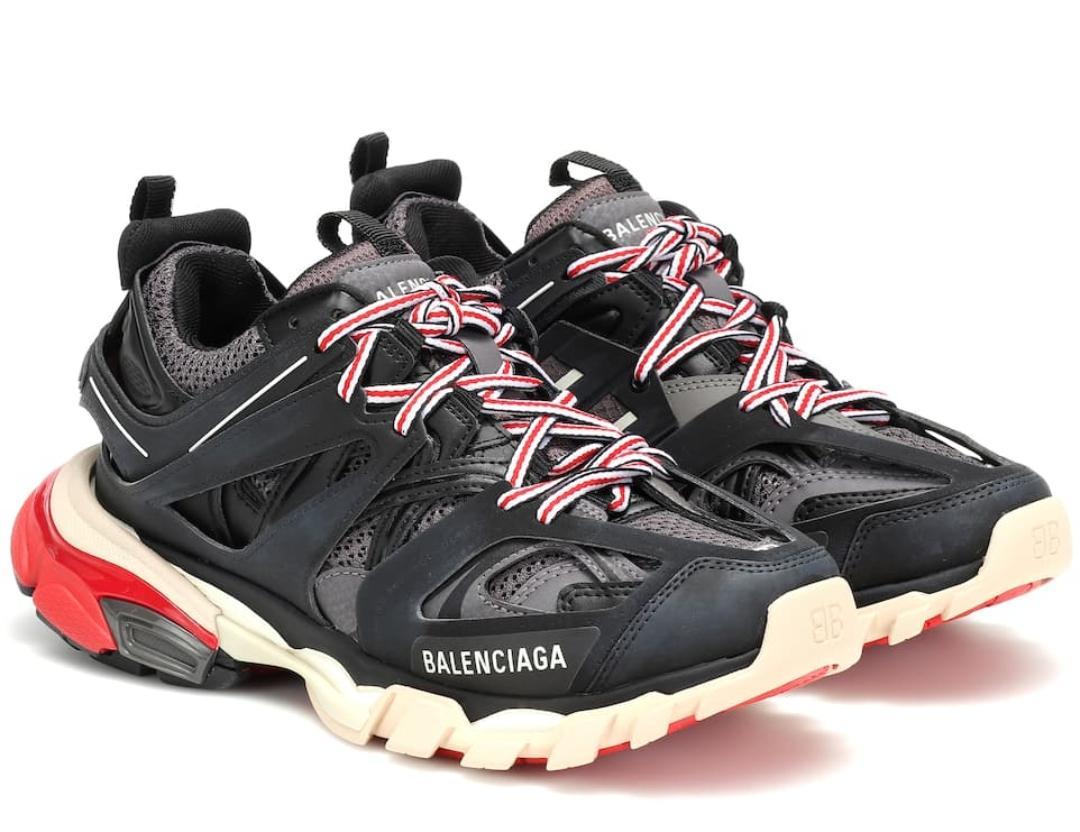 Balenciaga Pink Track Sneakers textile synthetic rubber