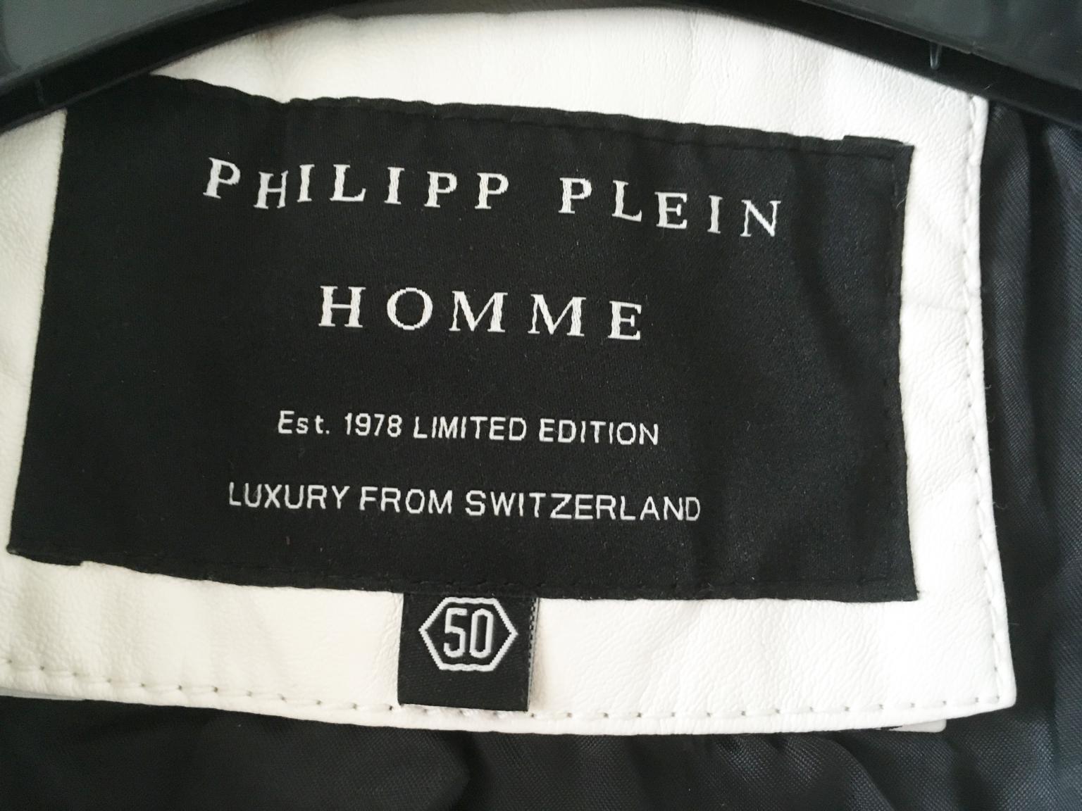 philipp plein est 1978 limited edition switzerland jacket