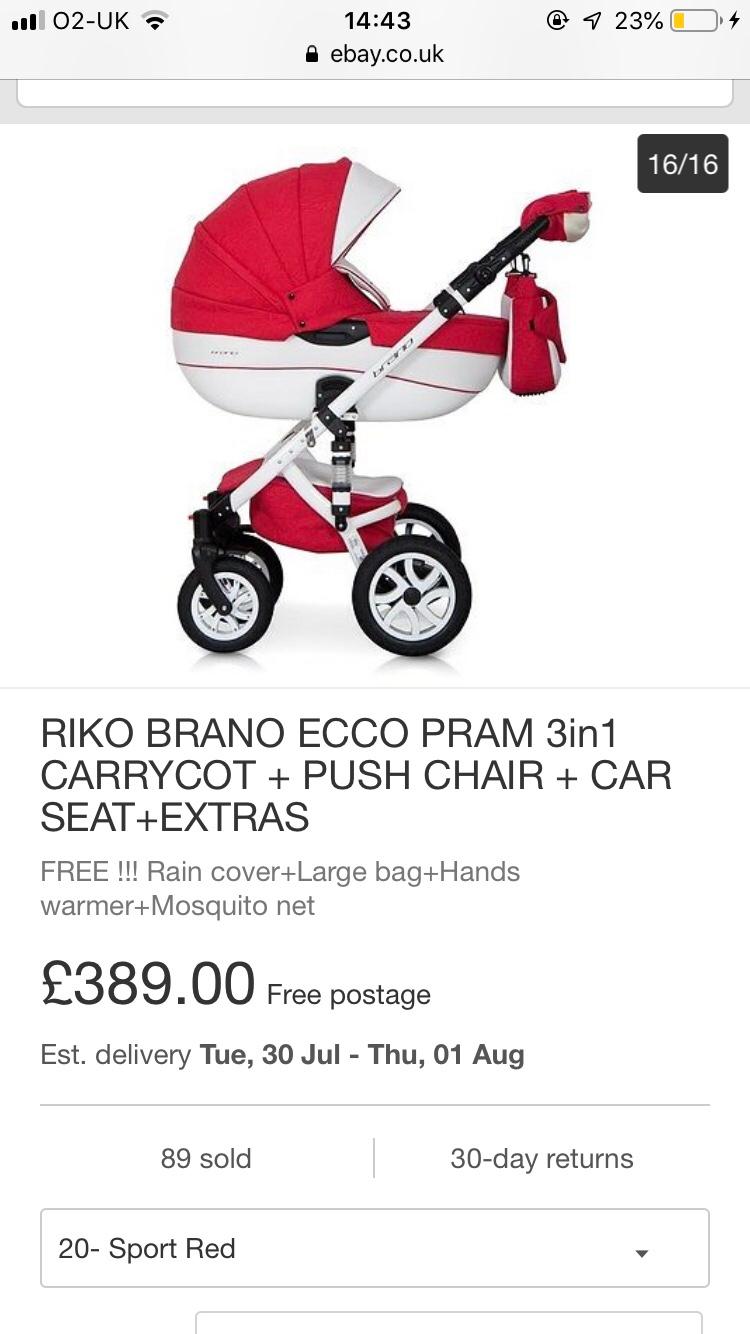 infant pushchair
