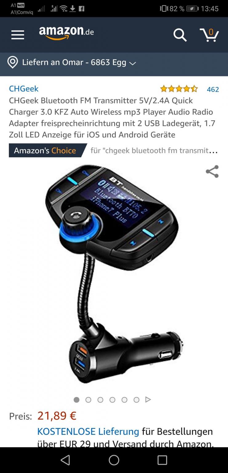 Auto Bluetooth FM Transmitter Wireless Radio MP3 Player Adapter USB Ladegerät DE