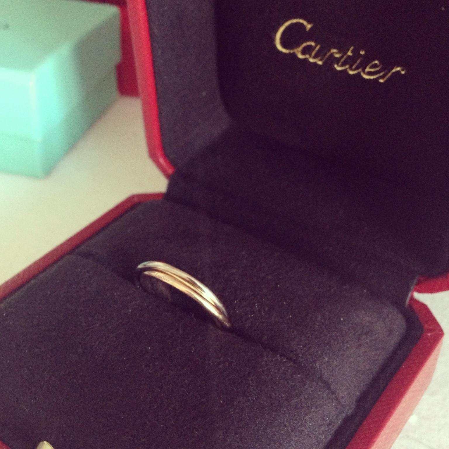 cartier thin trinity ring