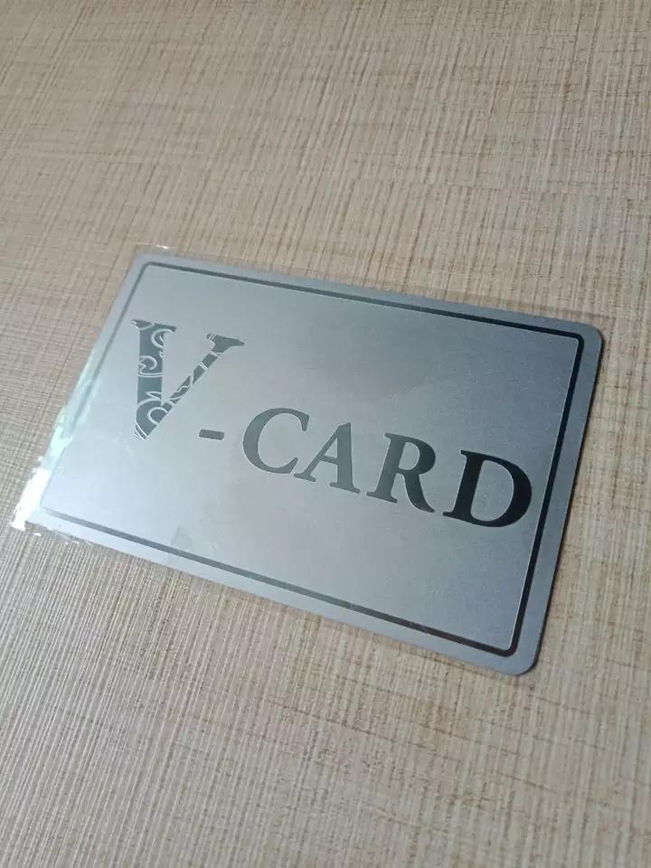 V Card/ Virginity Card Metal Stainless Steel in L3 Liverpool for £9.99