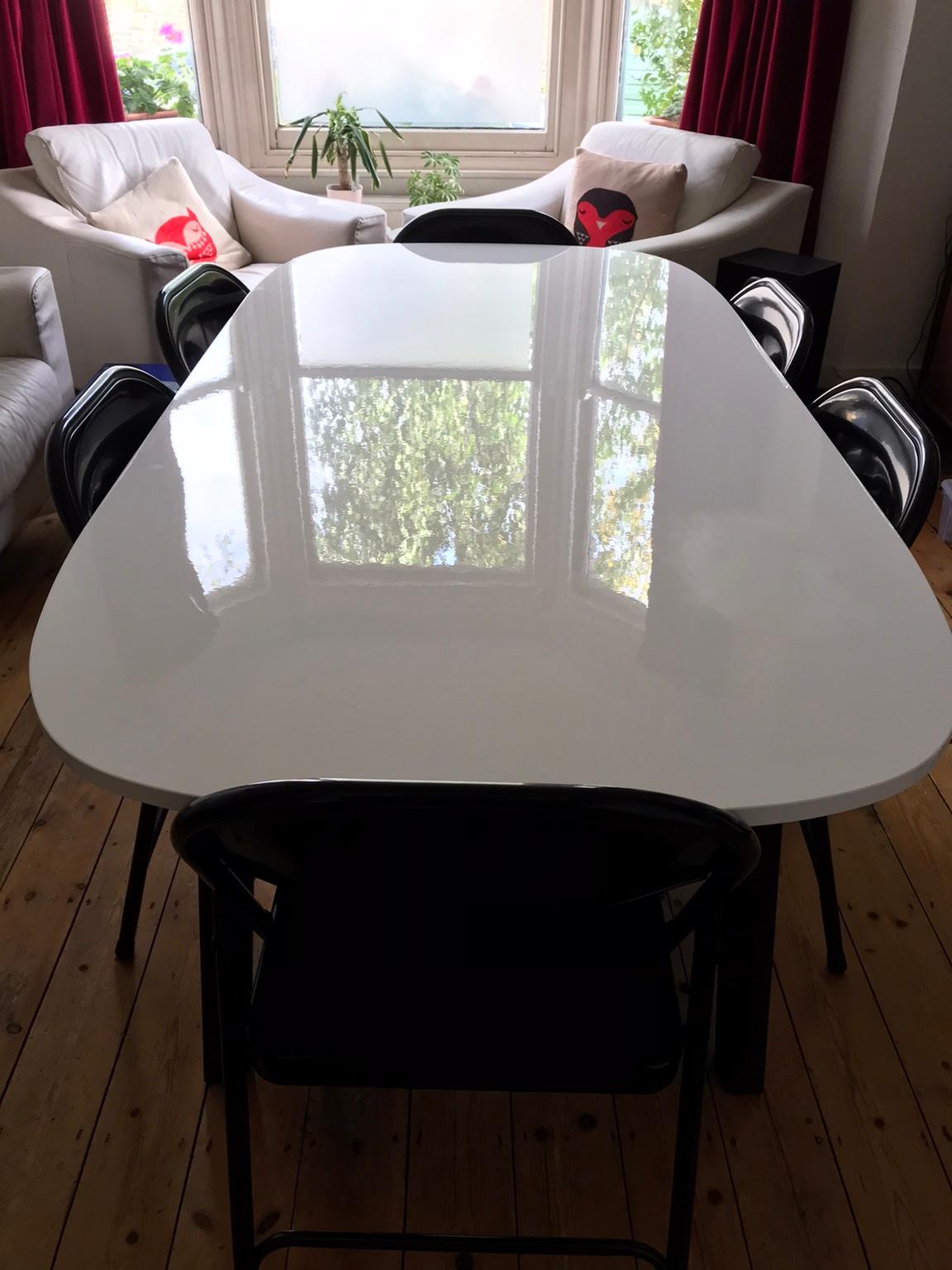 Ikea Oppeby 6 seater dining table 185x90cm in SE4 Lewisham 