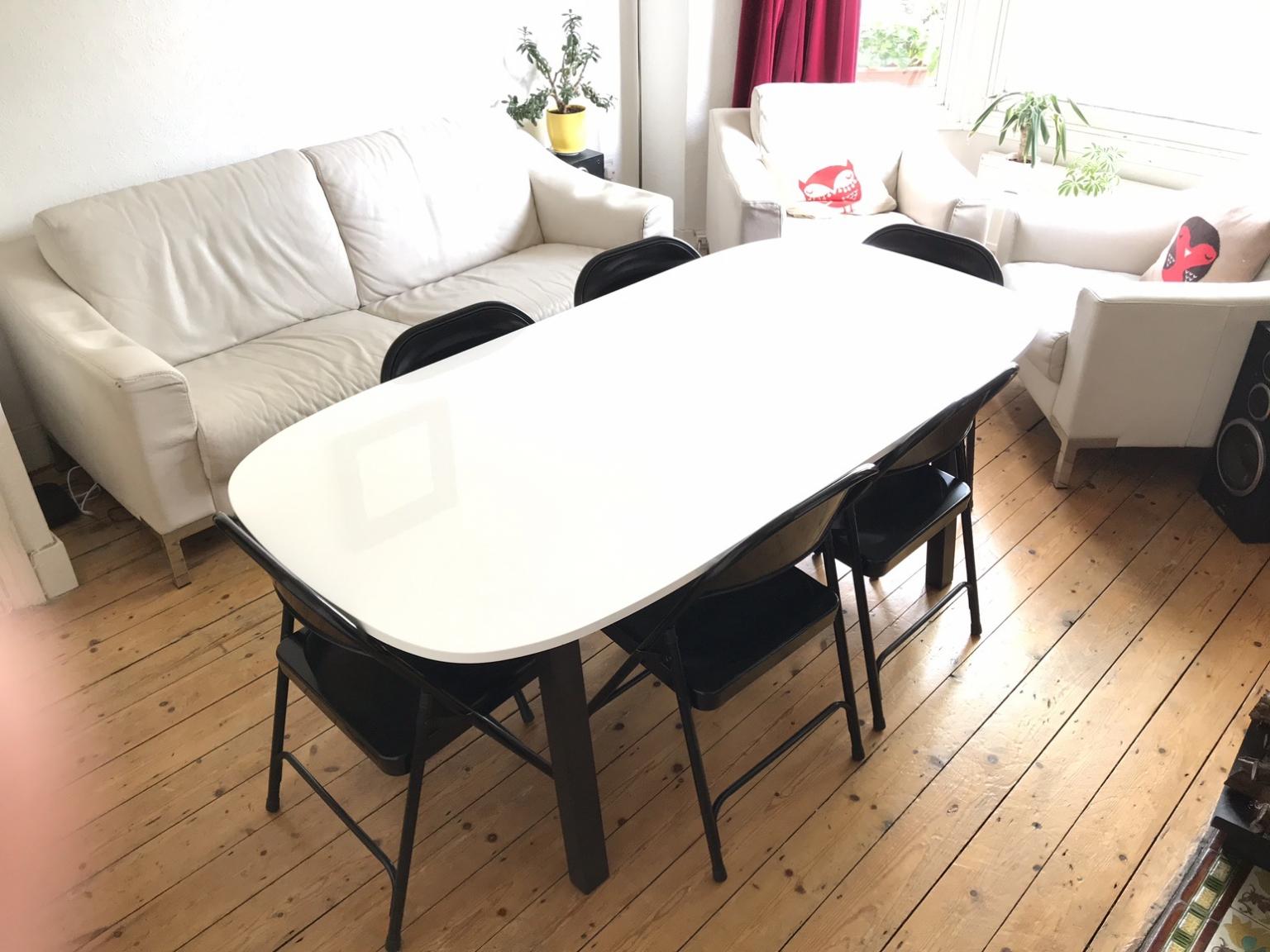 Ikea Oppeby 6 seater dining table 185x90cm in SE4 Lewisham 