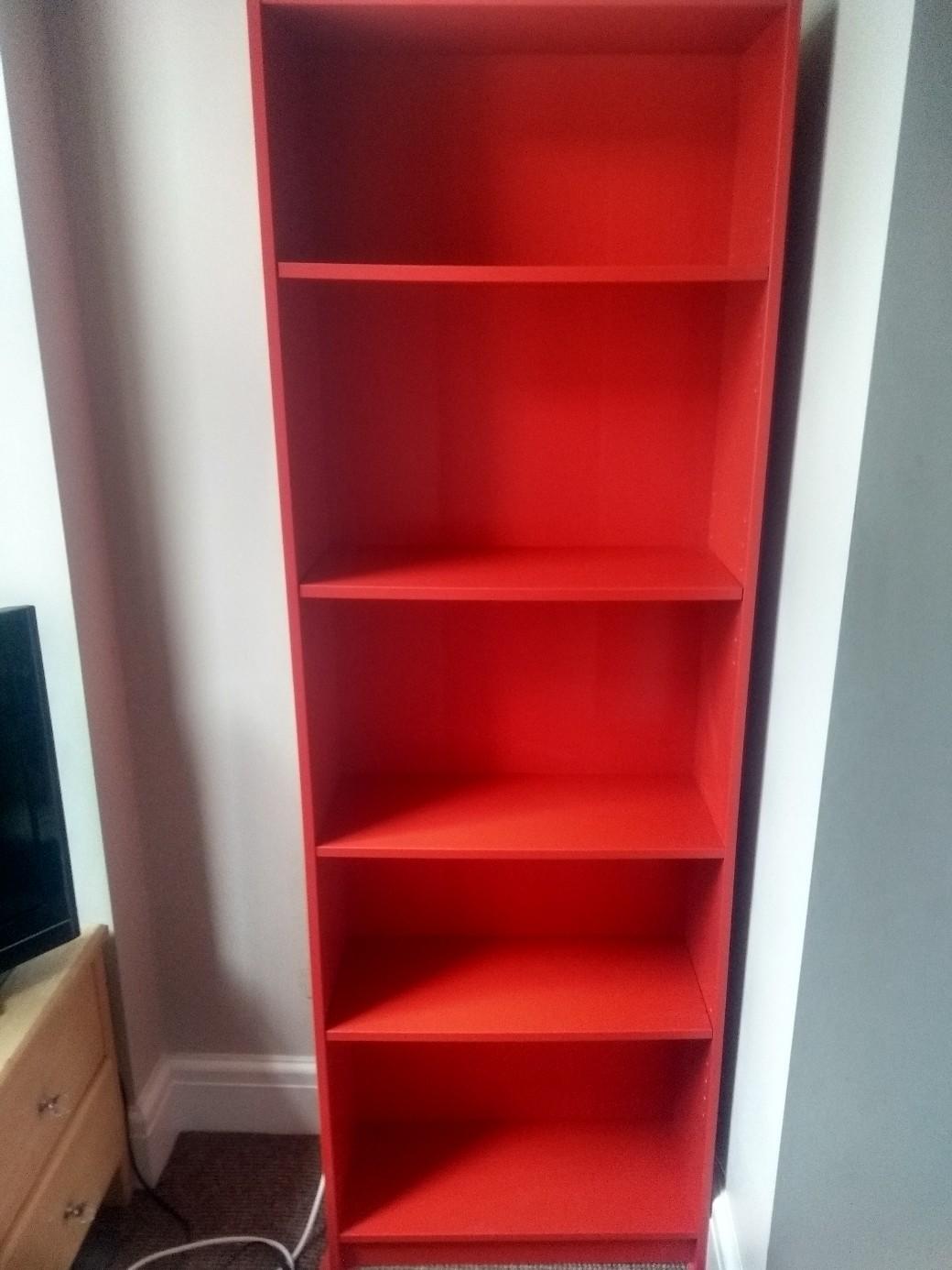Red Billy Bookcase Adjustable Shelves In Sk16 Tameside For 18 00
