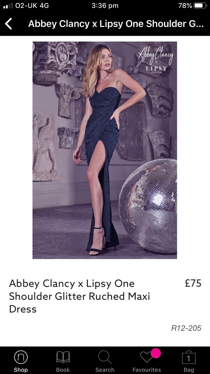 abbey clancy lipsy black dress