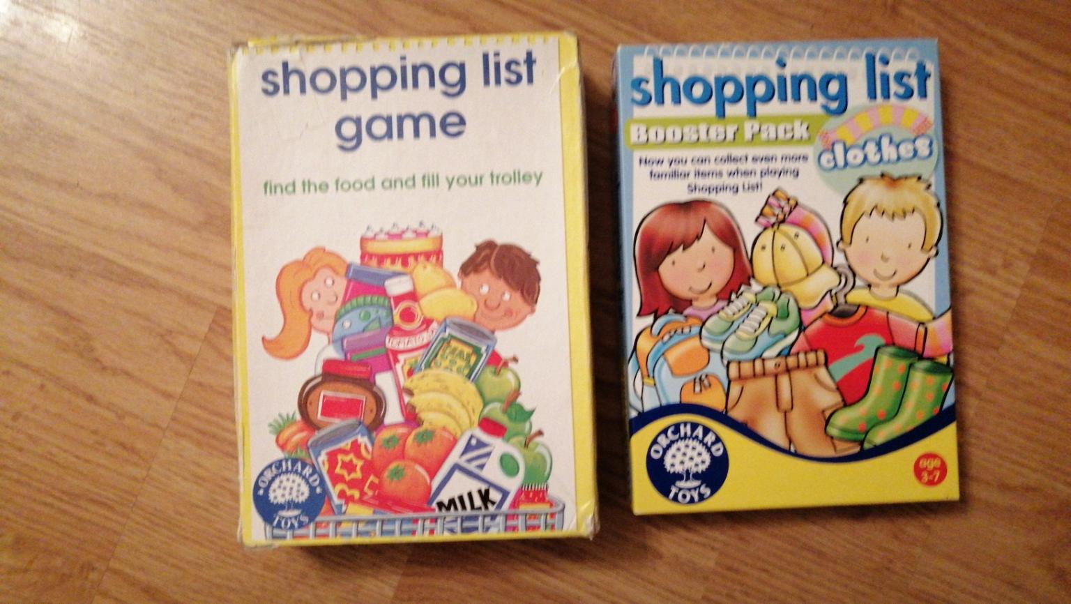 orchard toys shopping list