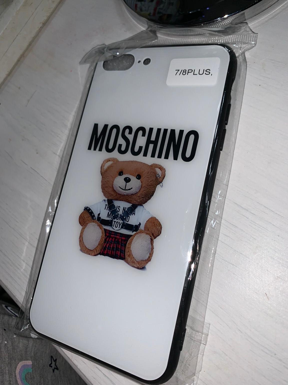 moschino iphone 7 plus phone case