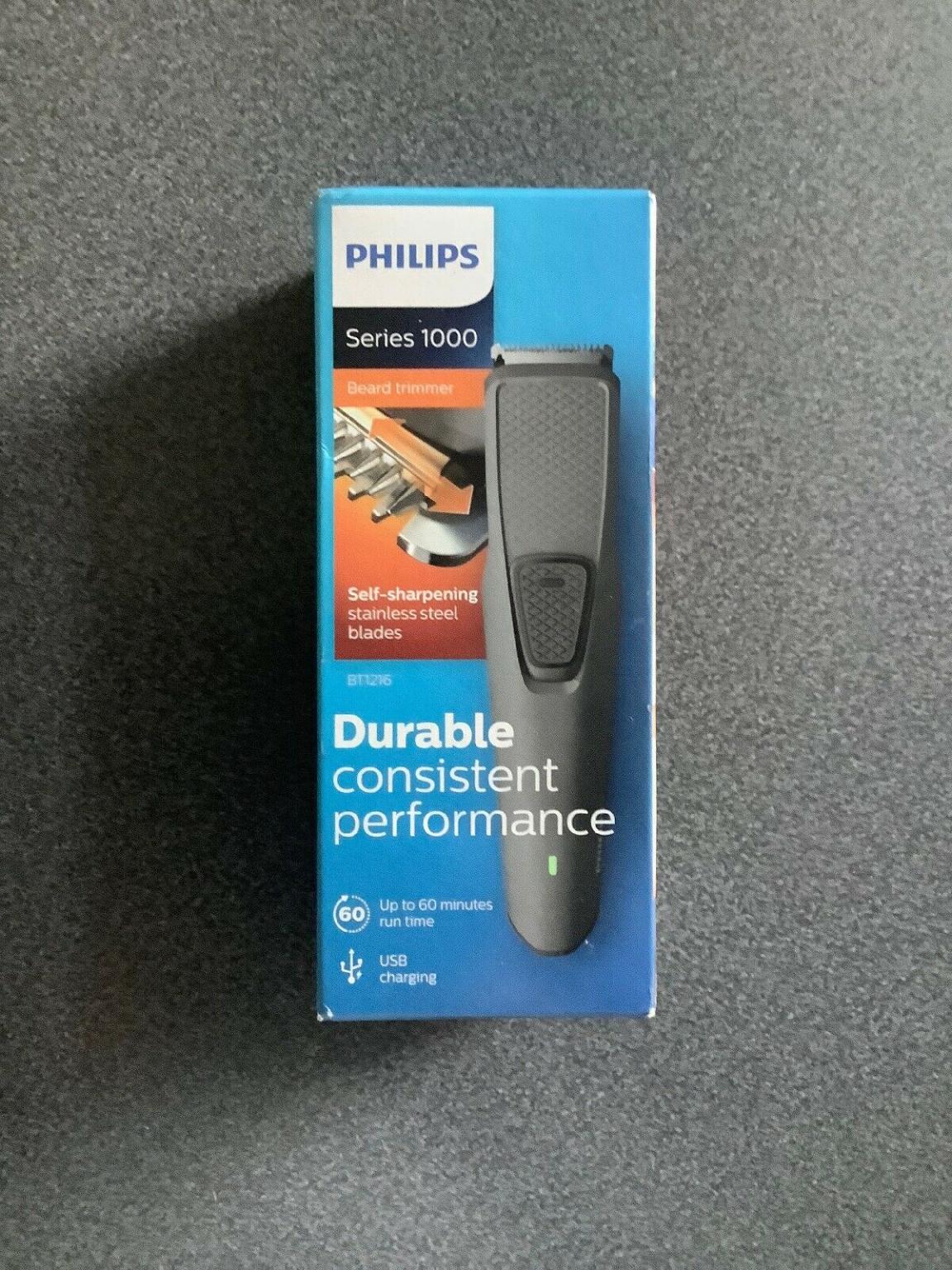philips trimmer series 1000 charging time
