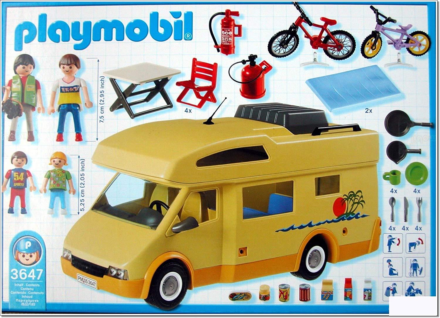 Playmobil camper van 3647 99% complete 