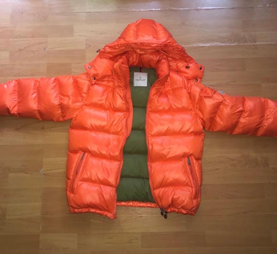 moncler maya jacket orange