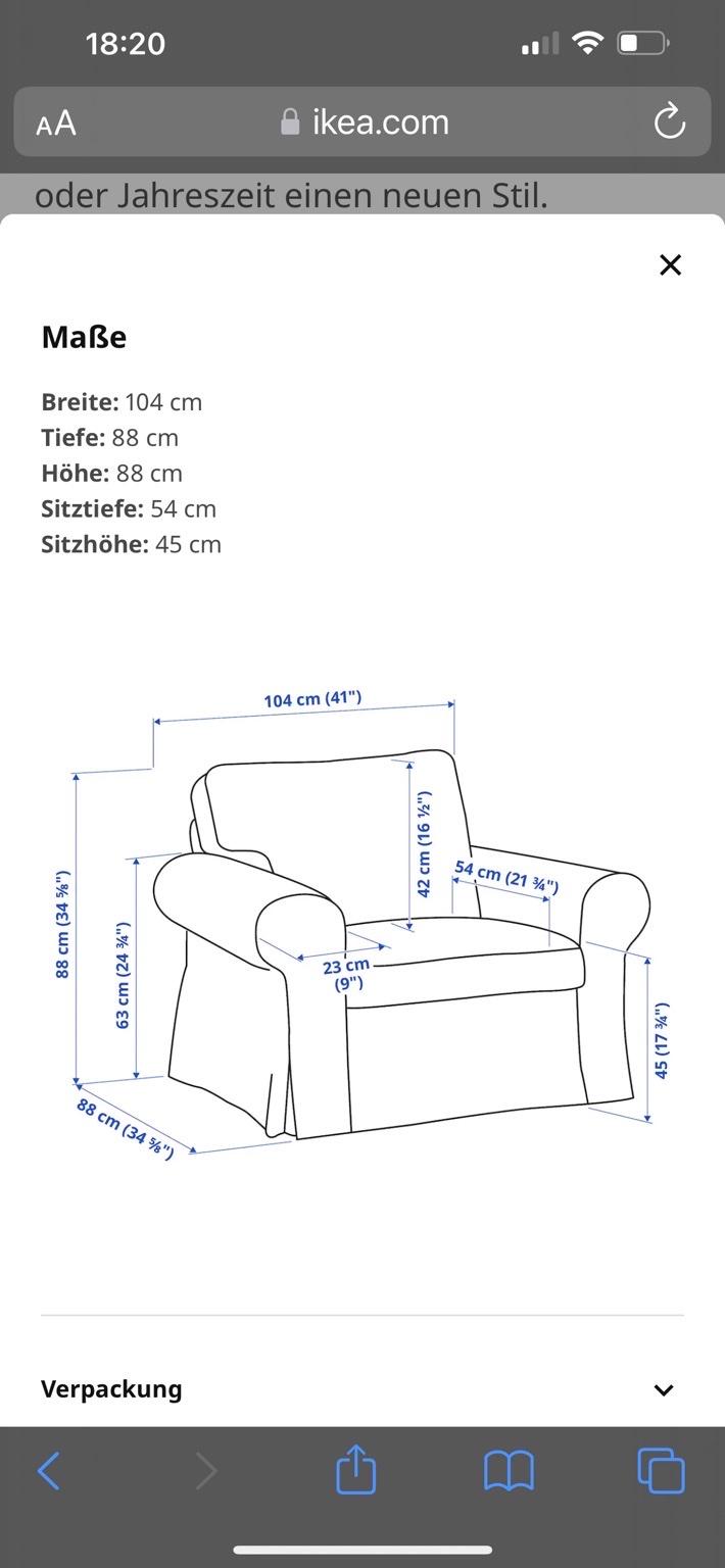 Ikea sessel mit gebraucht kaufen  Mannheim