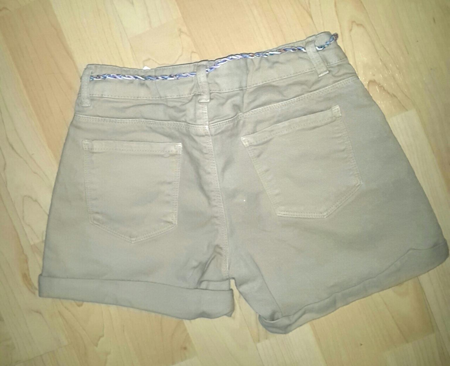 zara Girls Jeans Hot pants beige 140 in 