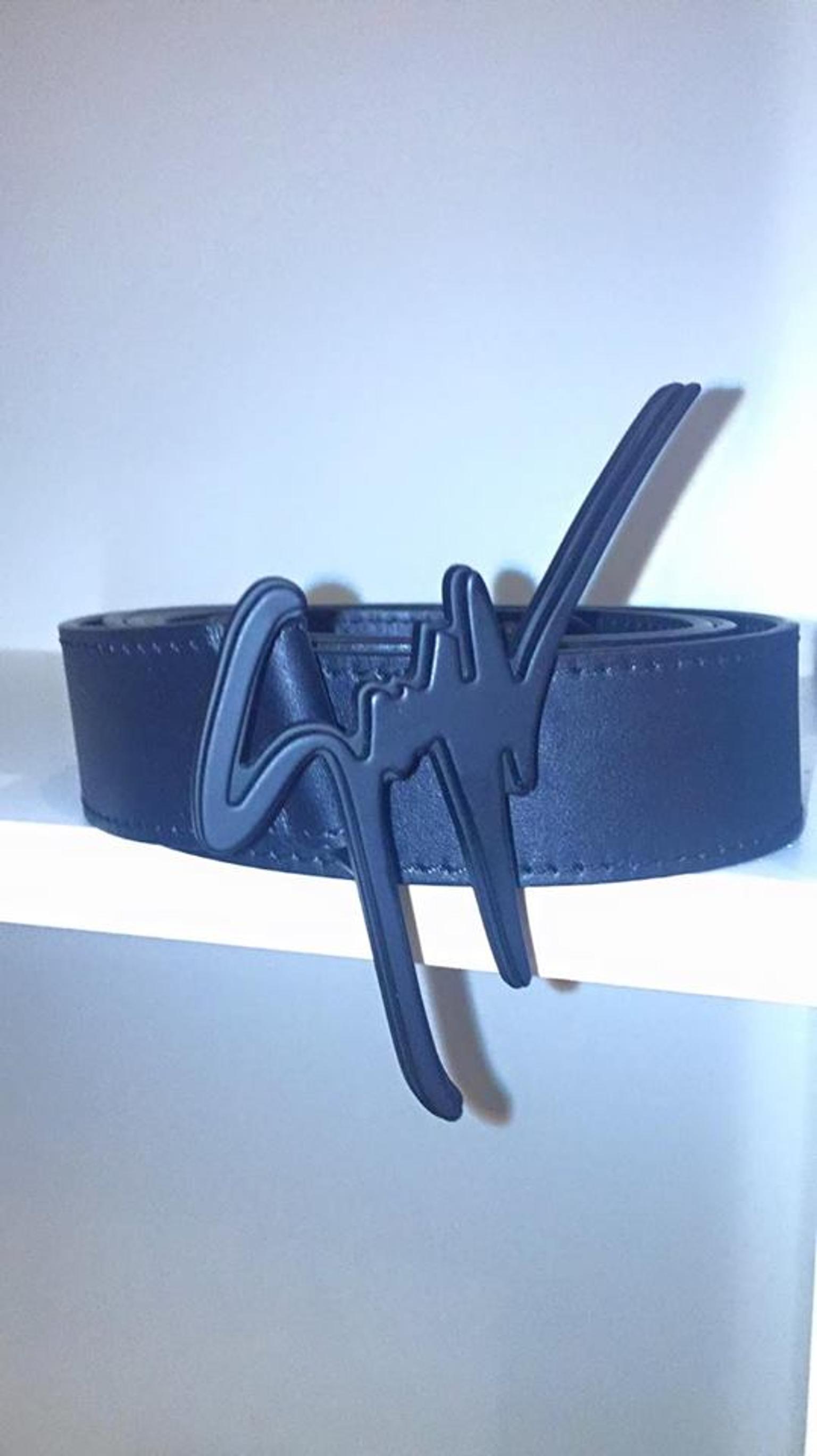blue giuseppe belt