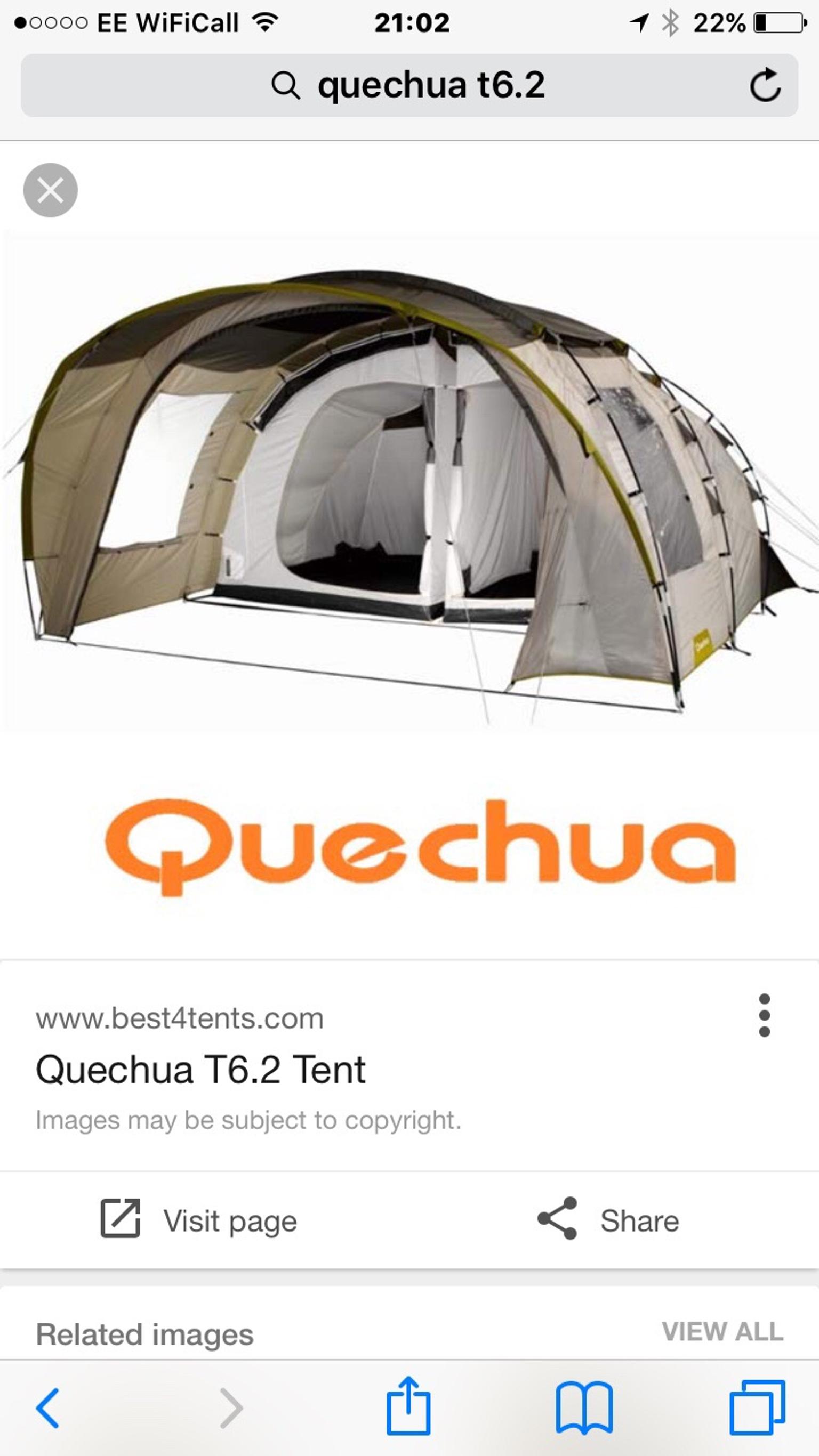 quechua 6 person tent