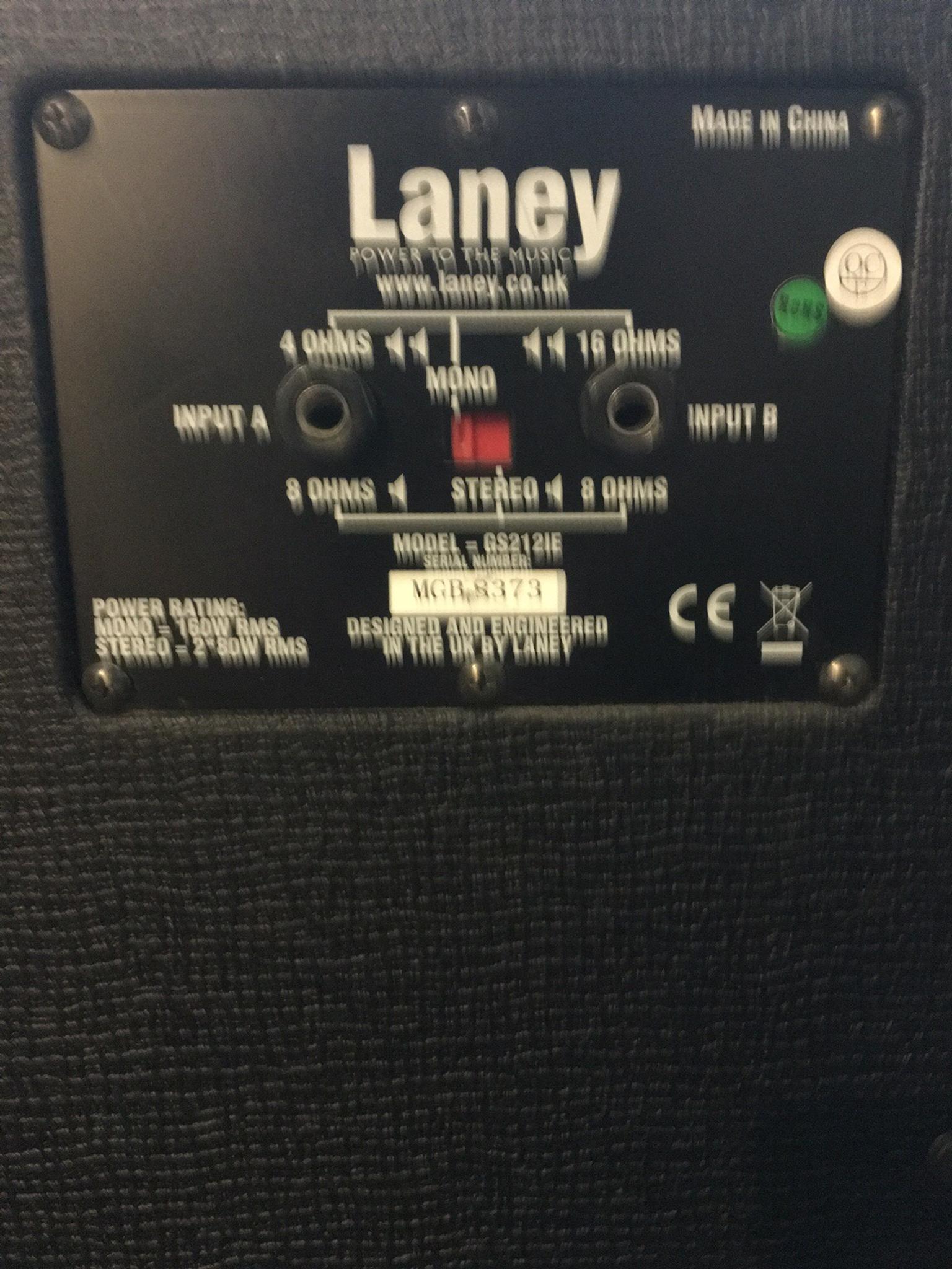 Laney 2x12 Speaker Cab In B18 Birmingham Fur 100 00 Zum Verkauf
