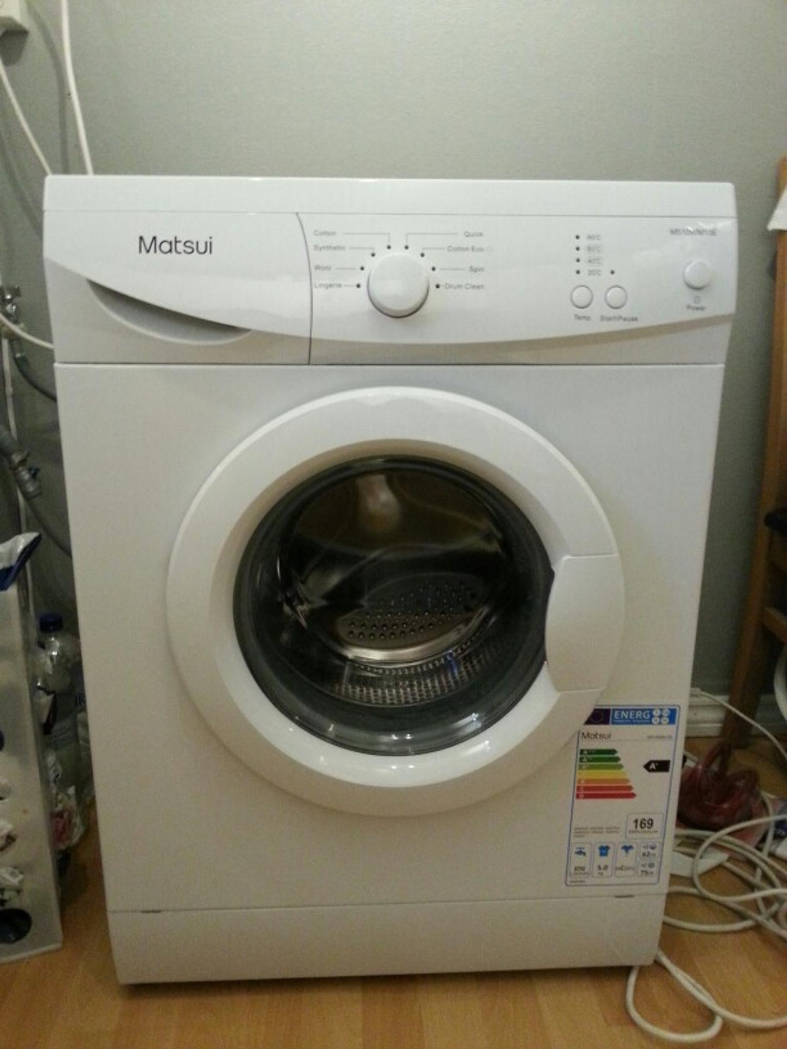 Matsui vaskemaskin m510wm13e bruksanvisning