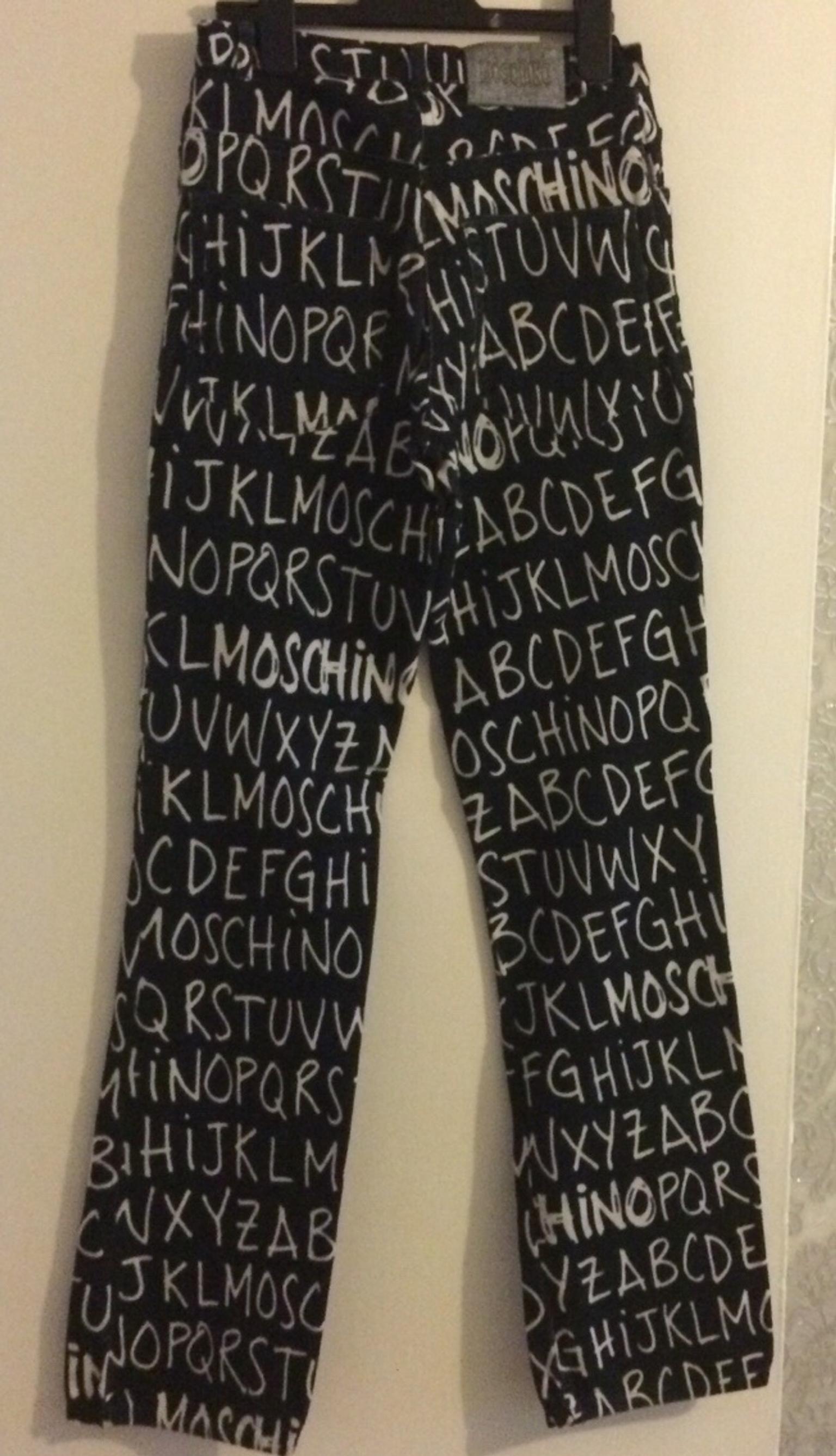 moschino alphabet jeans