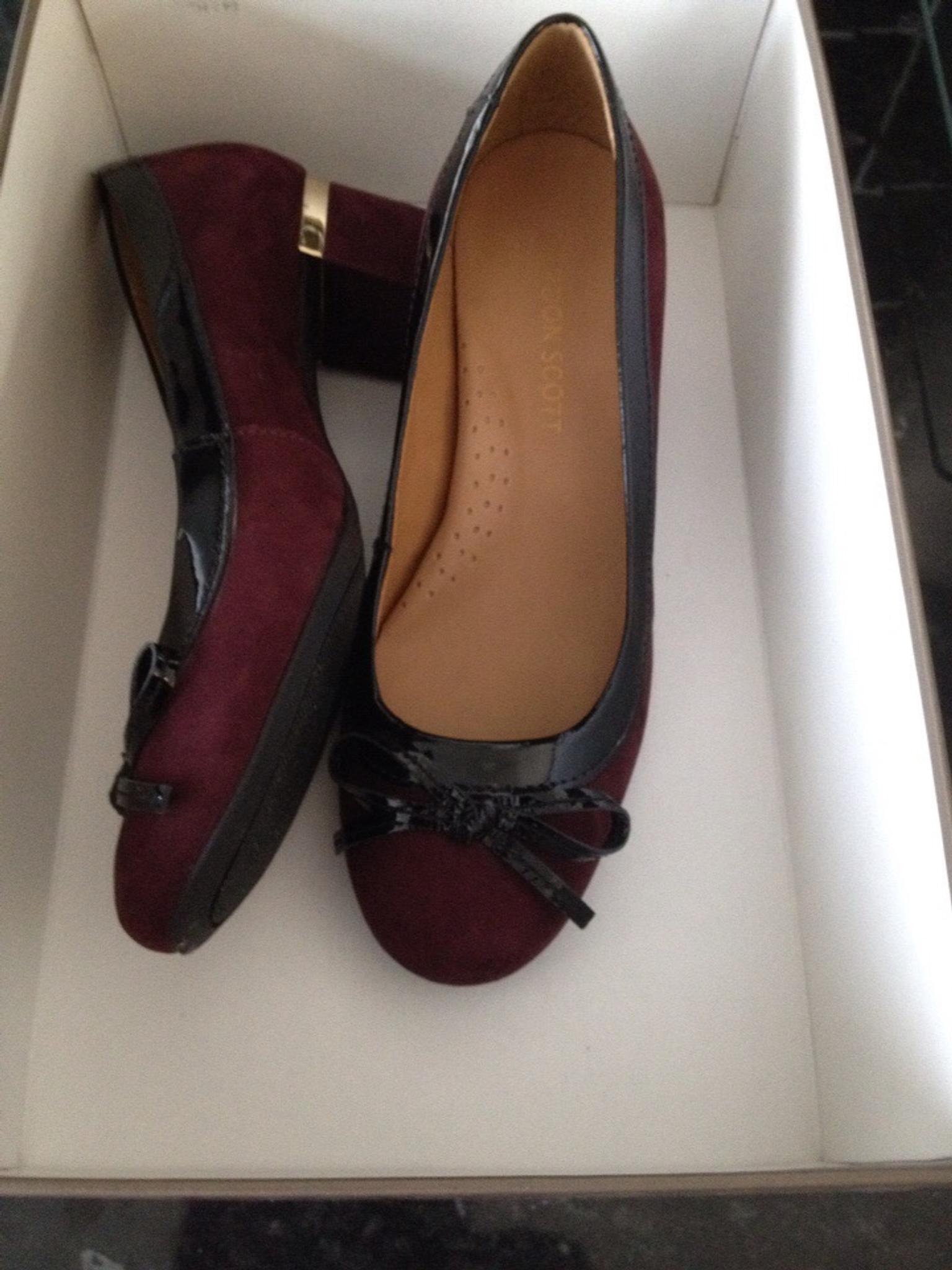 burgundy ladies shoes uk