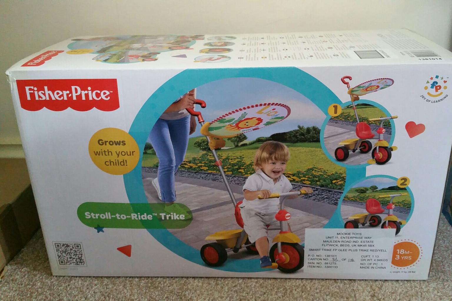 fisher price stroll to ride trike