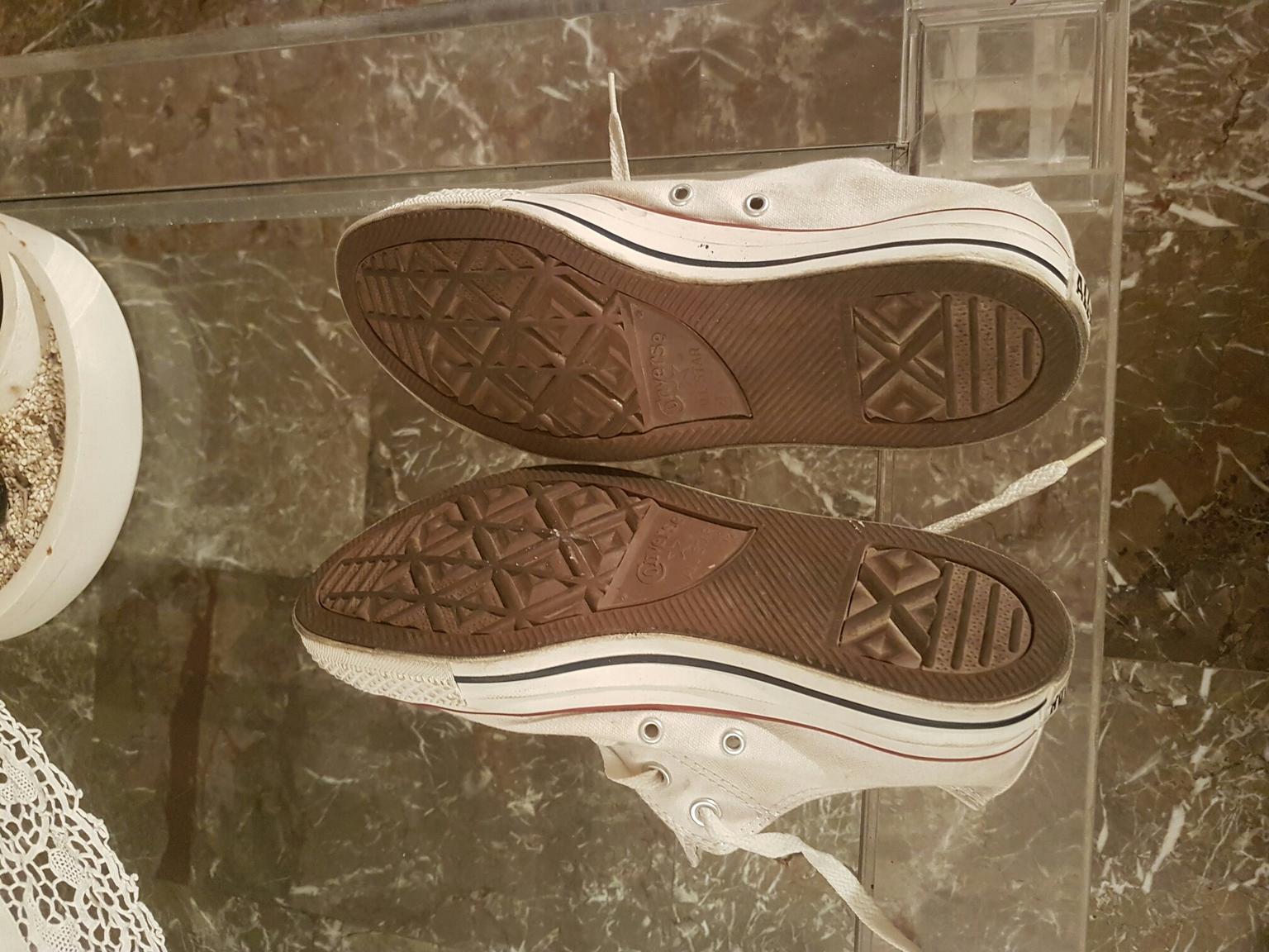 All star converse bianche basse 41 in 00191 Roma for €35.00 for sale |  Shpock