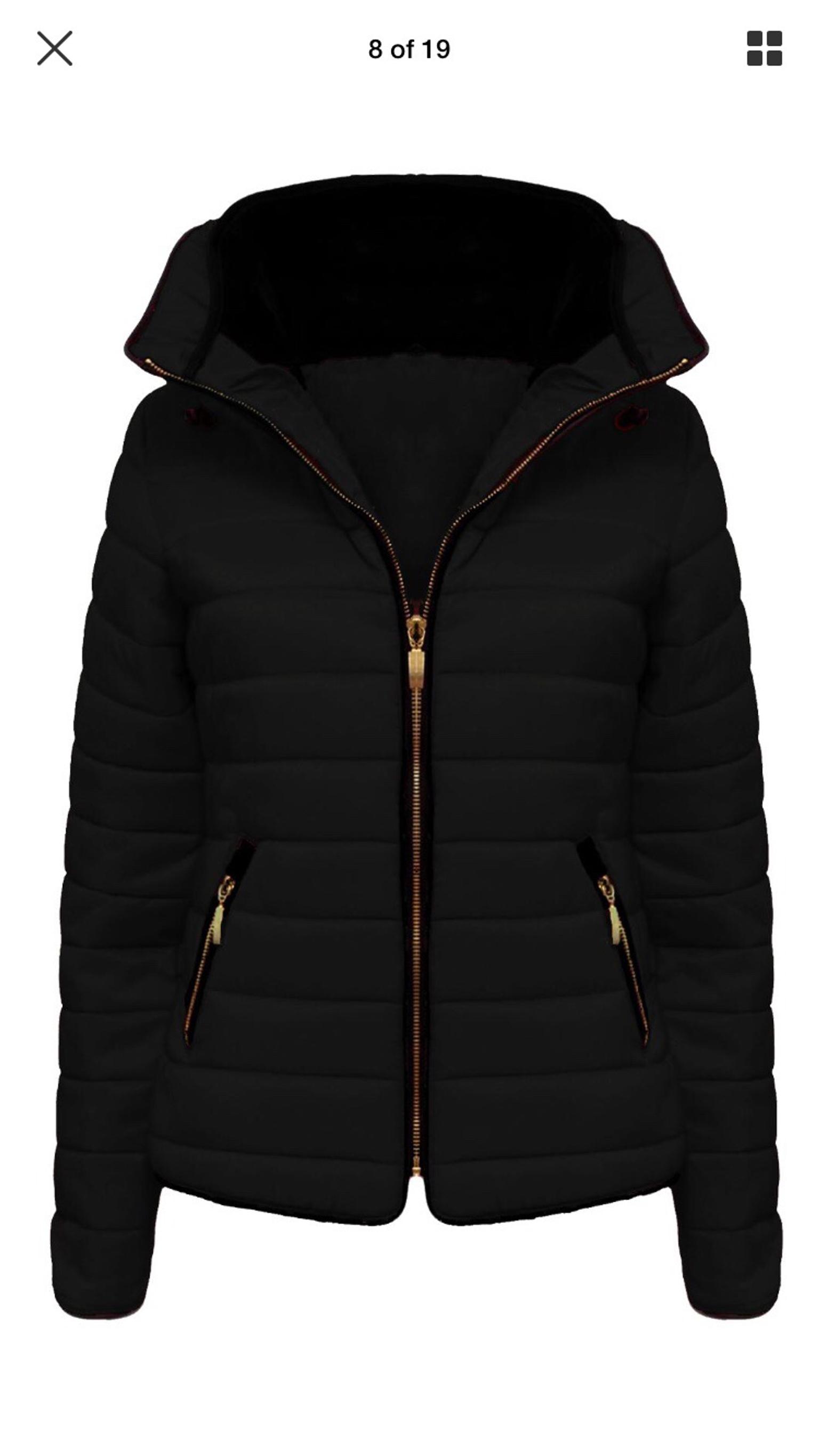 black padded Zara style jacket xs 