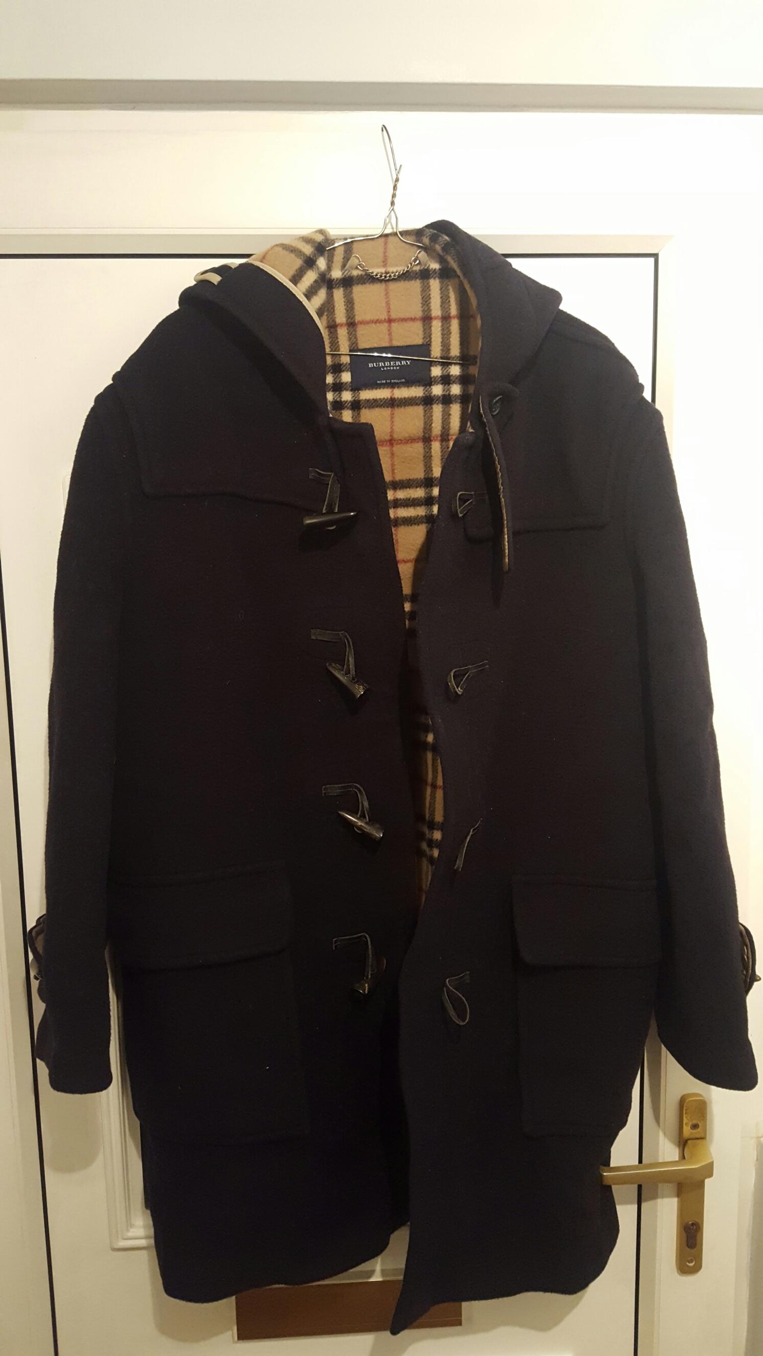burberry men's wool jacket