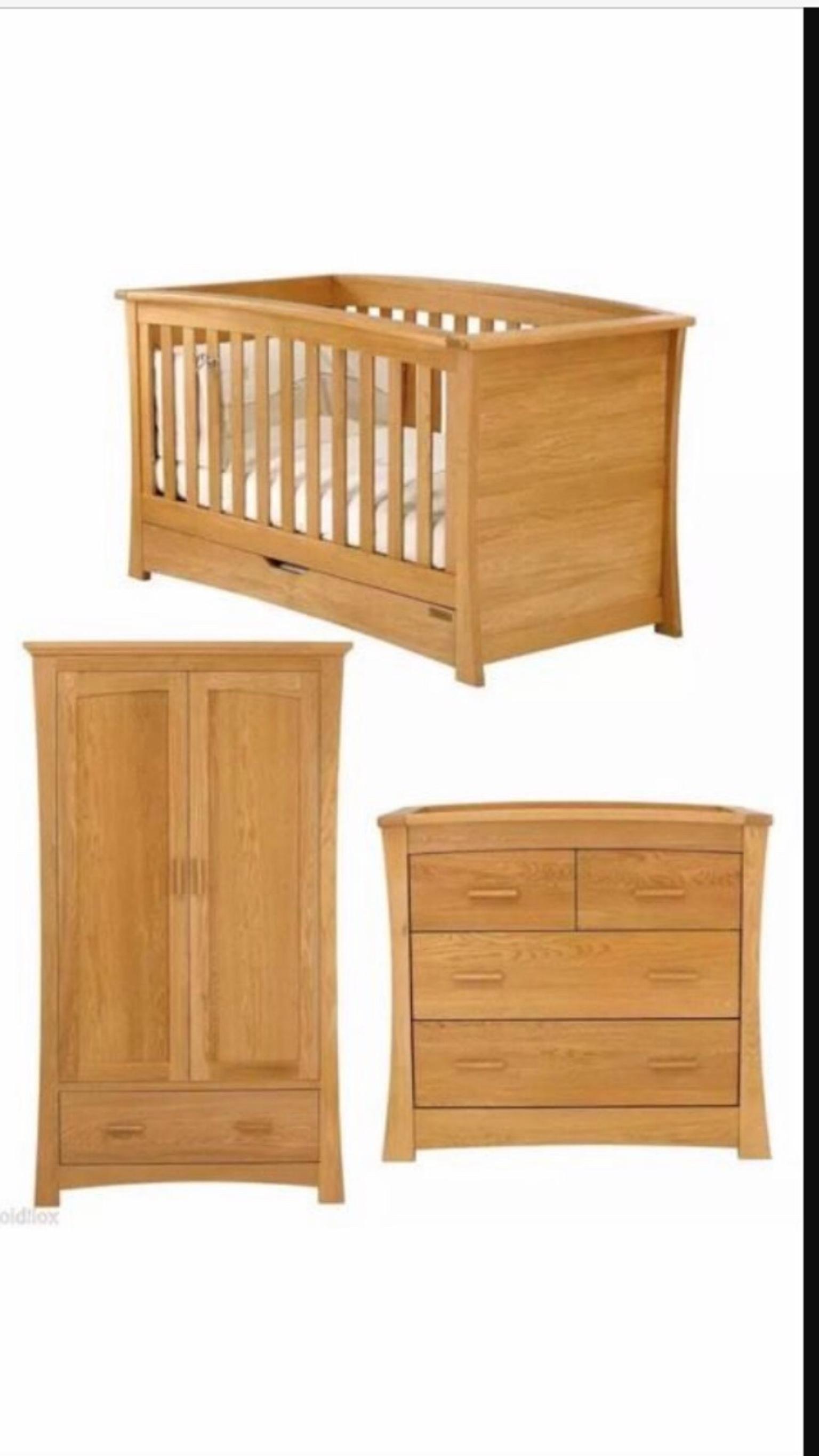 mamas and papas cot bed drawer