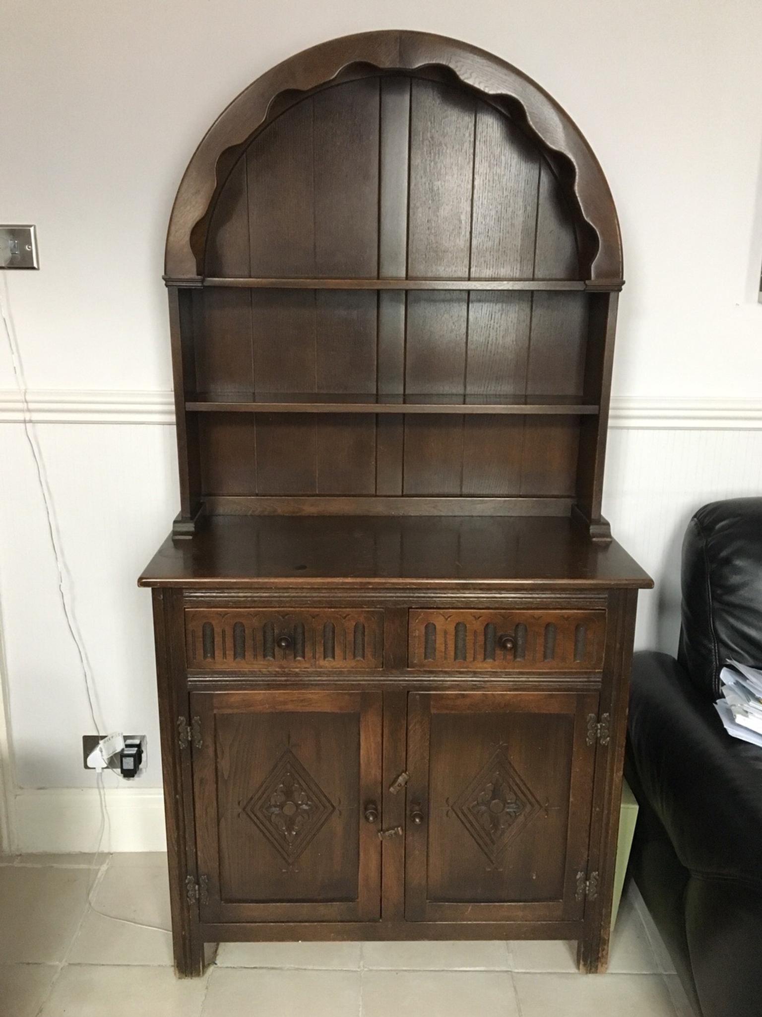 Dark Solid Wood Welsh Dresser In S41 Chesterfield For 100 00 For